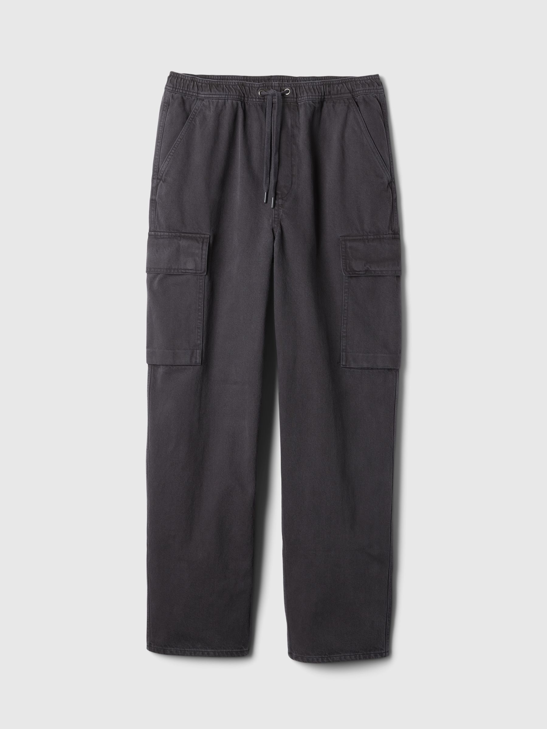 Black Baggy Cargo Jeans - Image 7 of 7