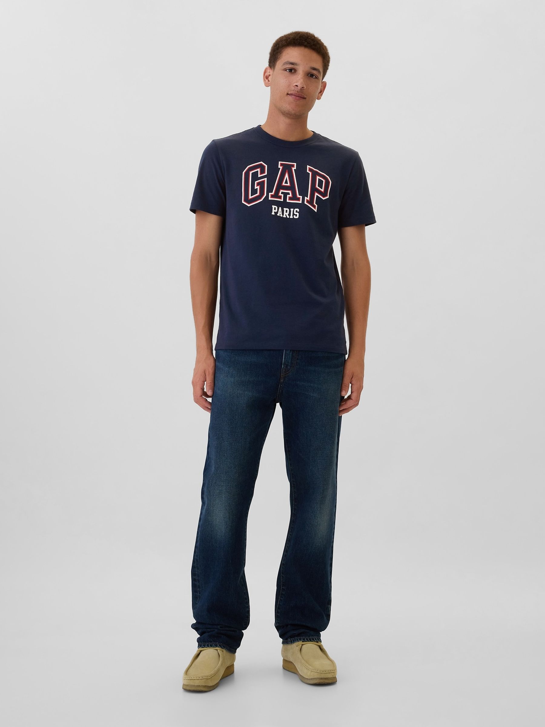 Blue Paris Everyday Logo 100% Cotton Crew Neck Short Sleeve T-Shirt - Image 3 of 5