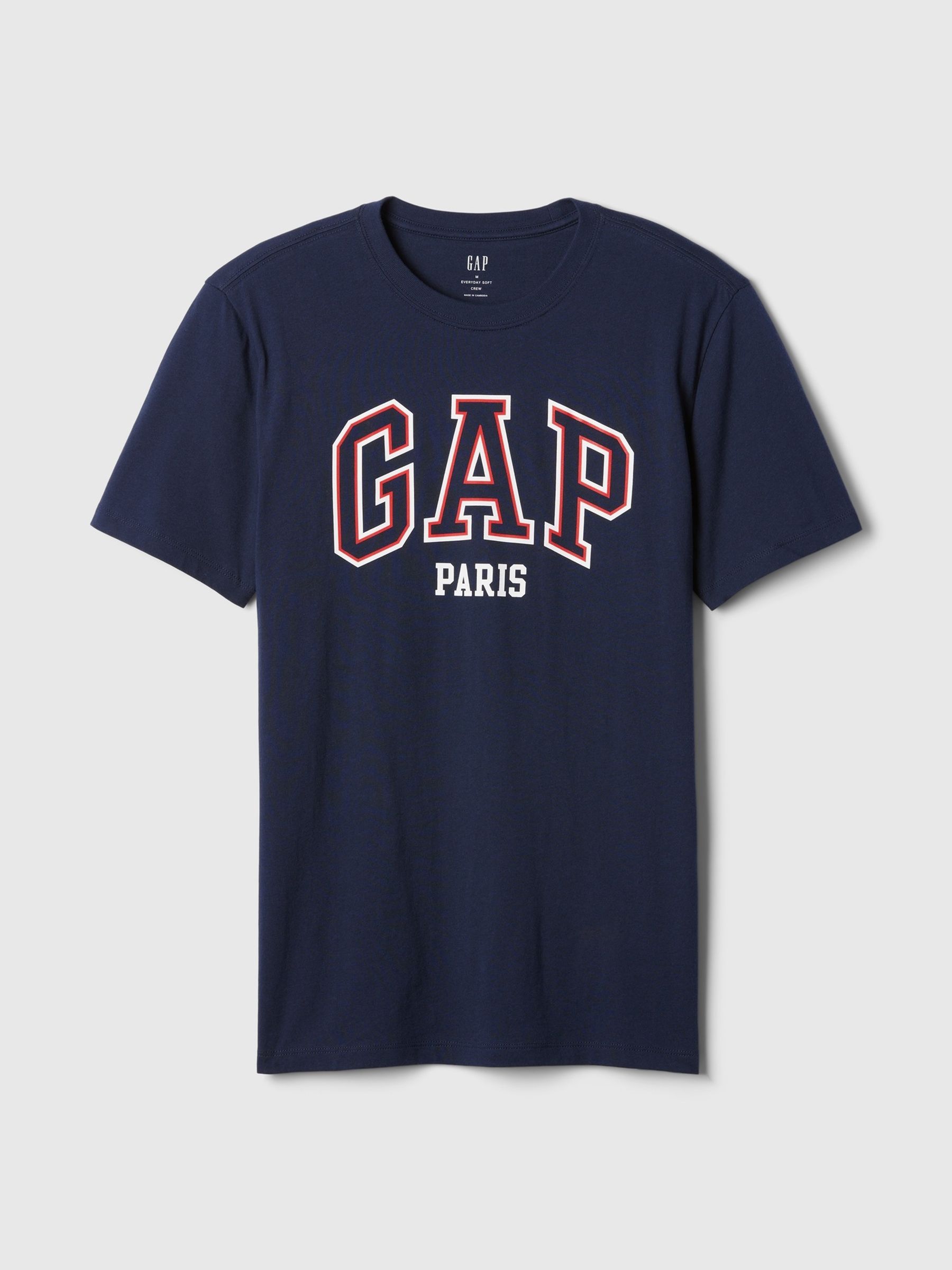 Blue Paris Everyday Logo 100% Cotton Crew Neck Short Sleeve T-Shirt - Image 5 of 5