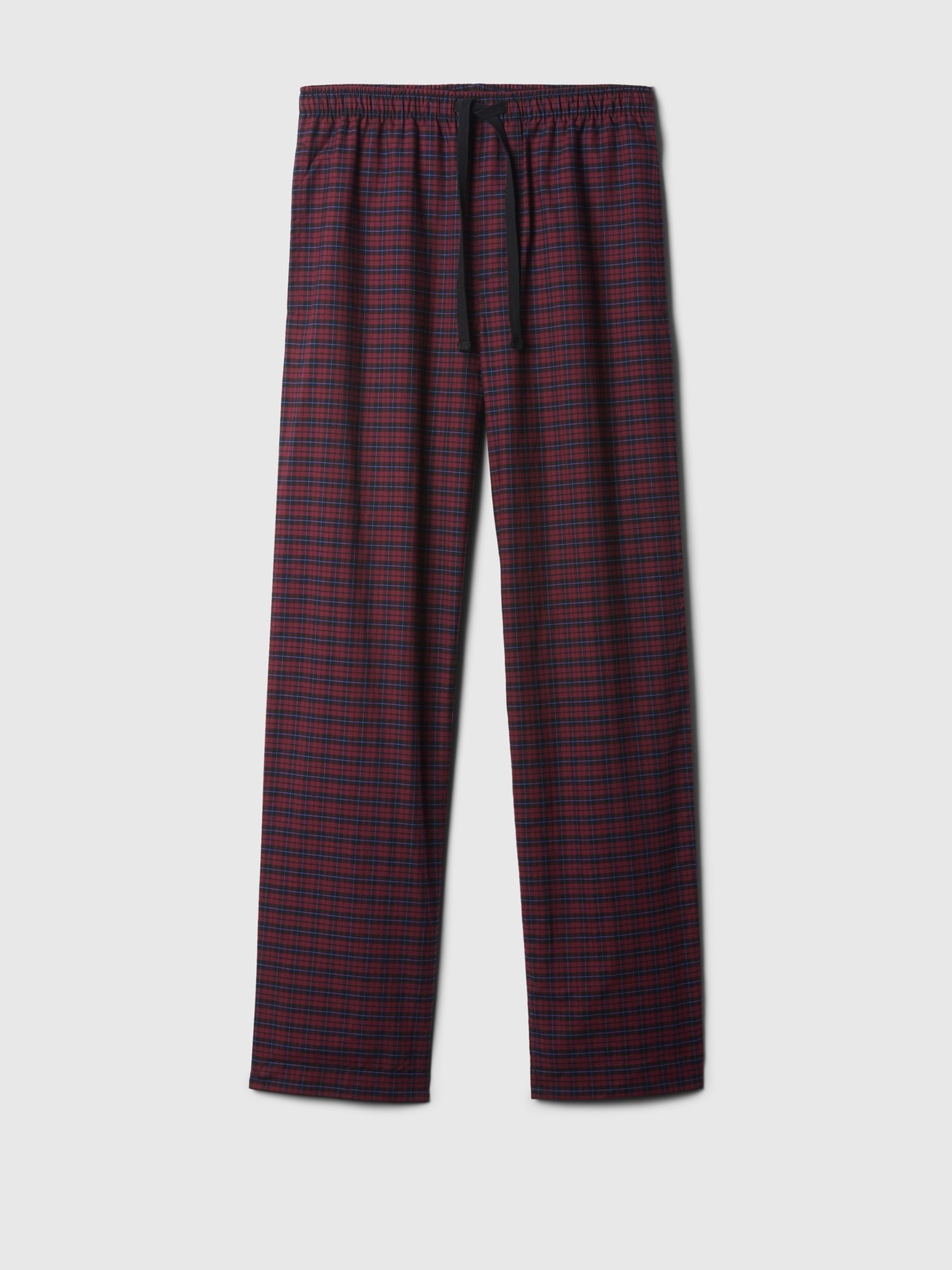 Red Check Soft Cotton Woven Pyjama Bottoms - Image 3 of 4