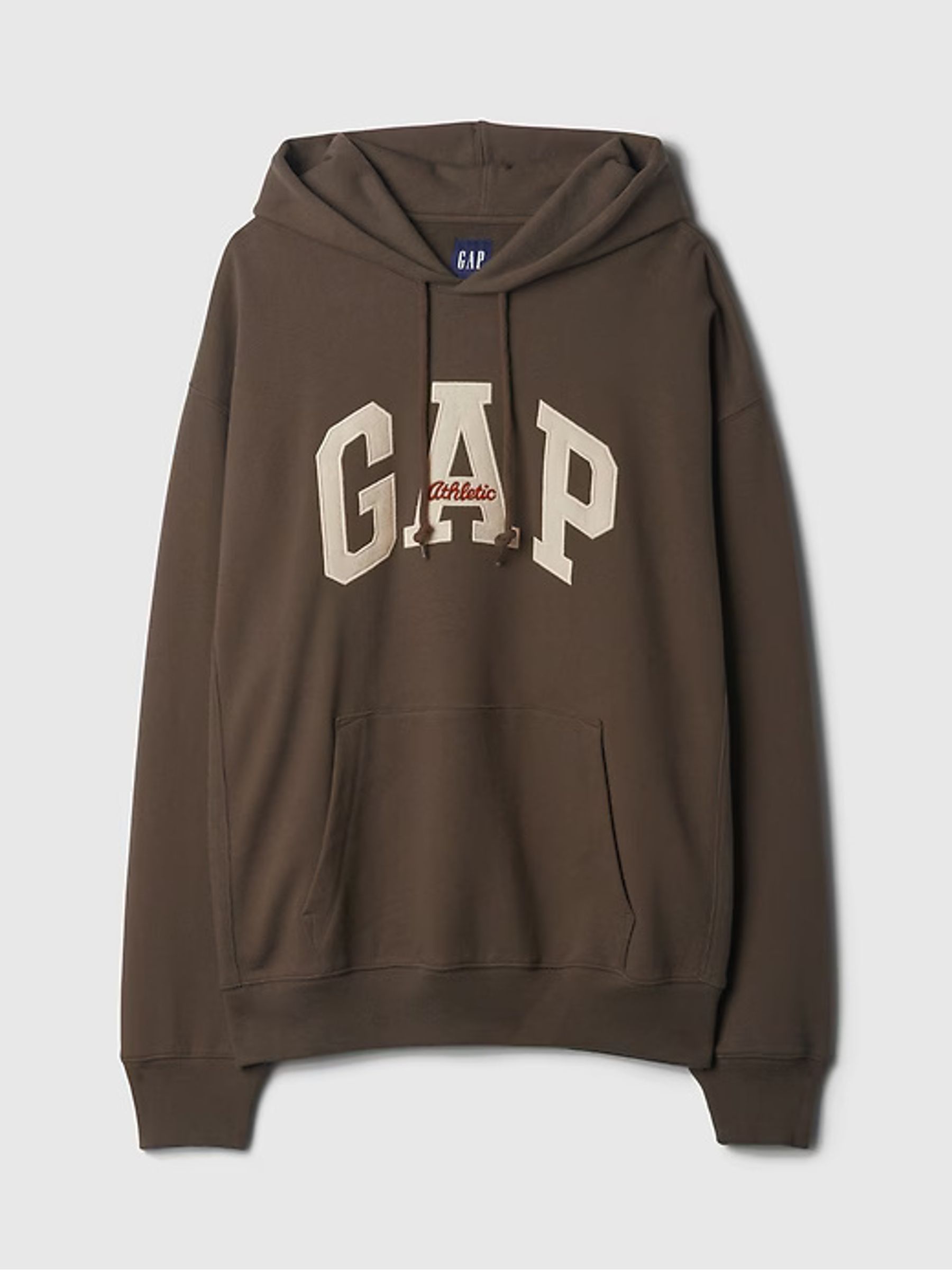 Brown Heavyweight Heritage Logo Hoodie - Image 4 of 5