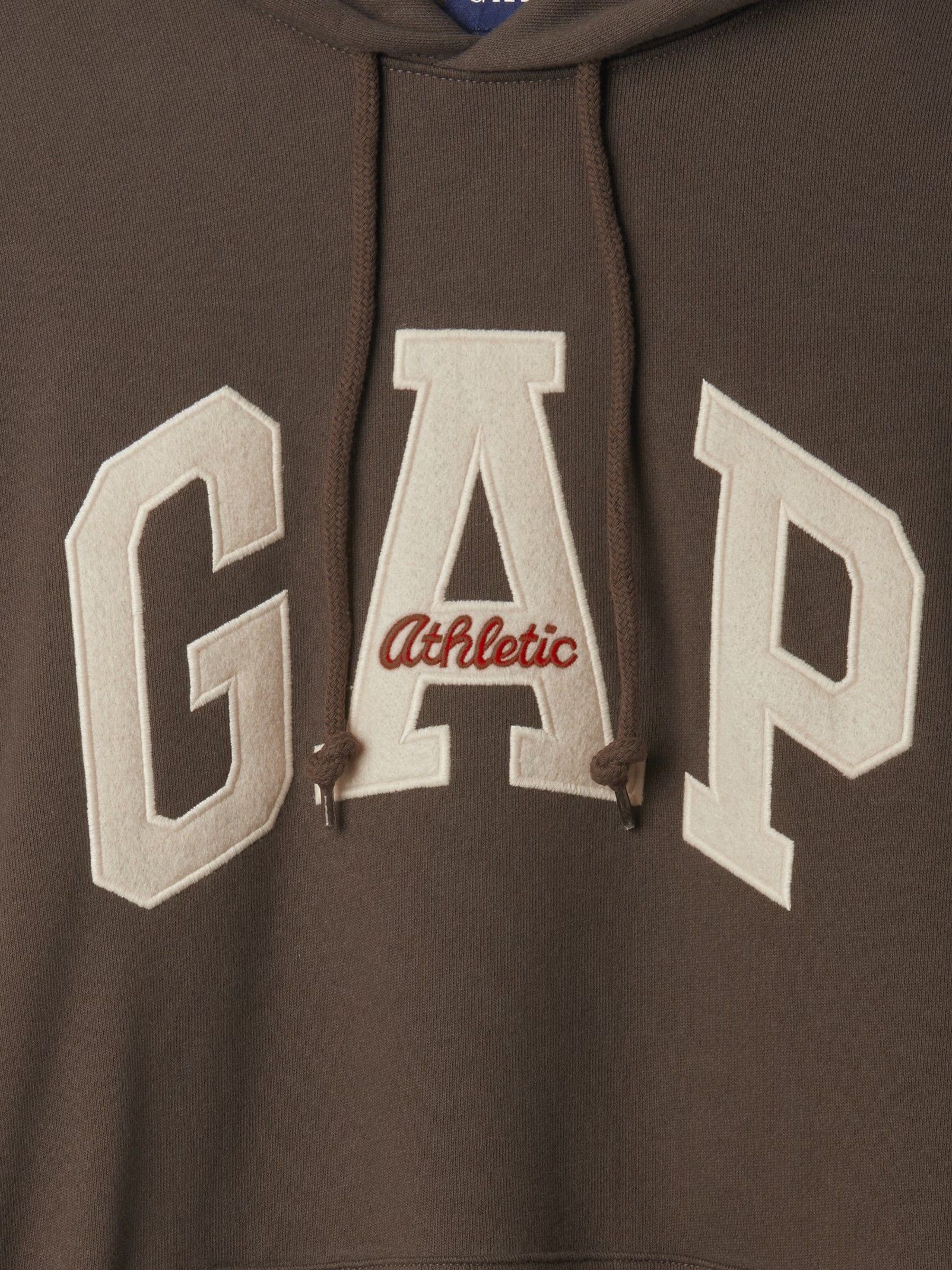 Brown Heavyweight Heritage Logo Hoodie - Image 5 of 5