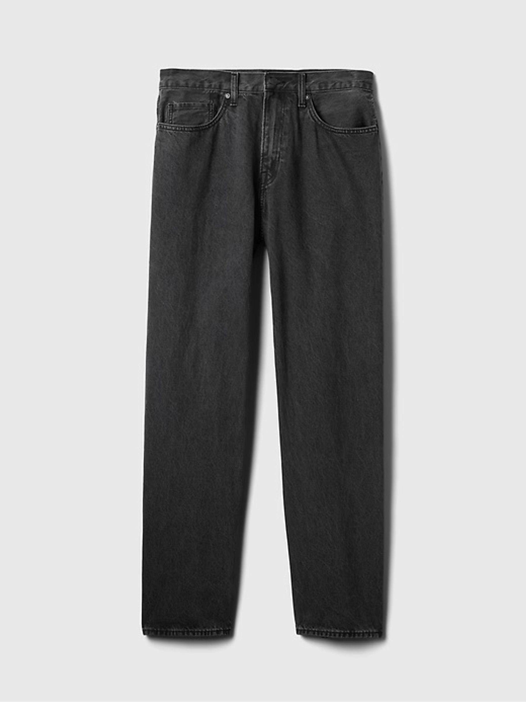Black Loose Fit Baggy Jeans - Image 6 of 6