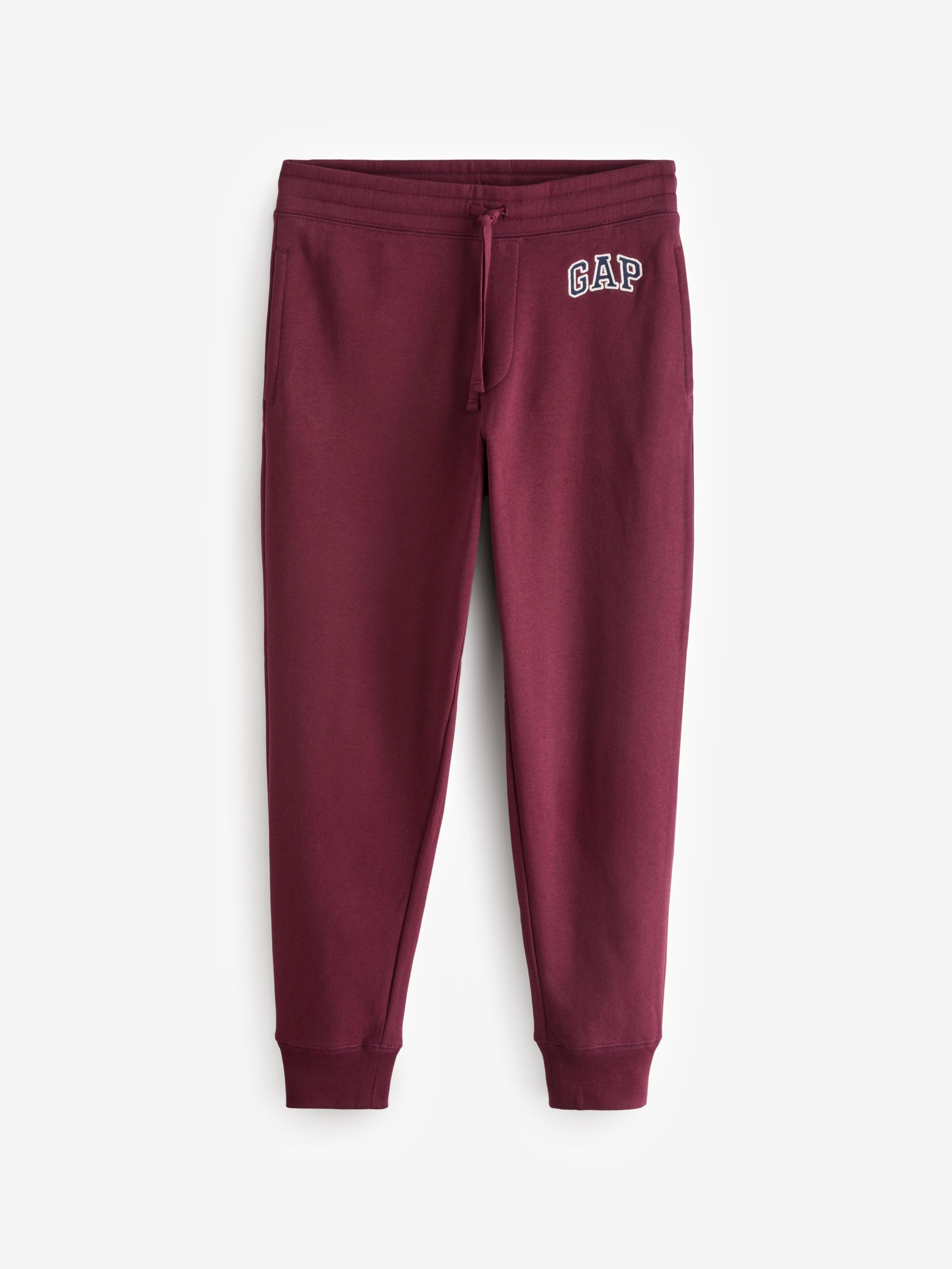 Burgundy Red Heritage Logo Joggers - Image 1 of 4