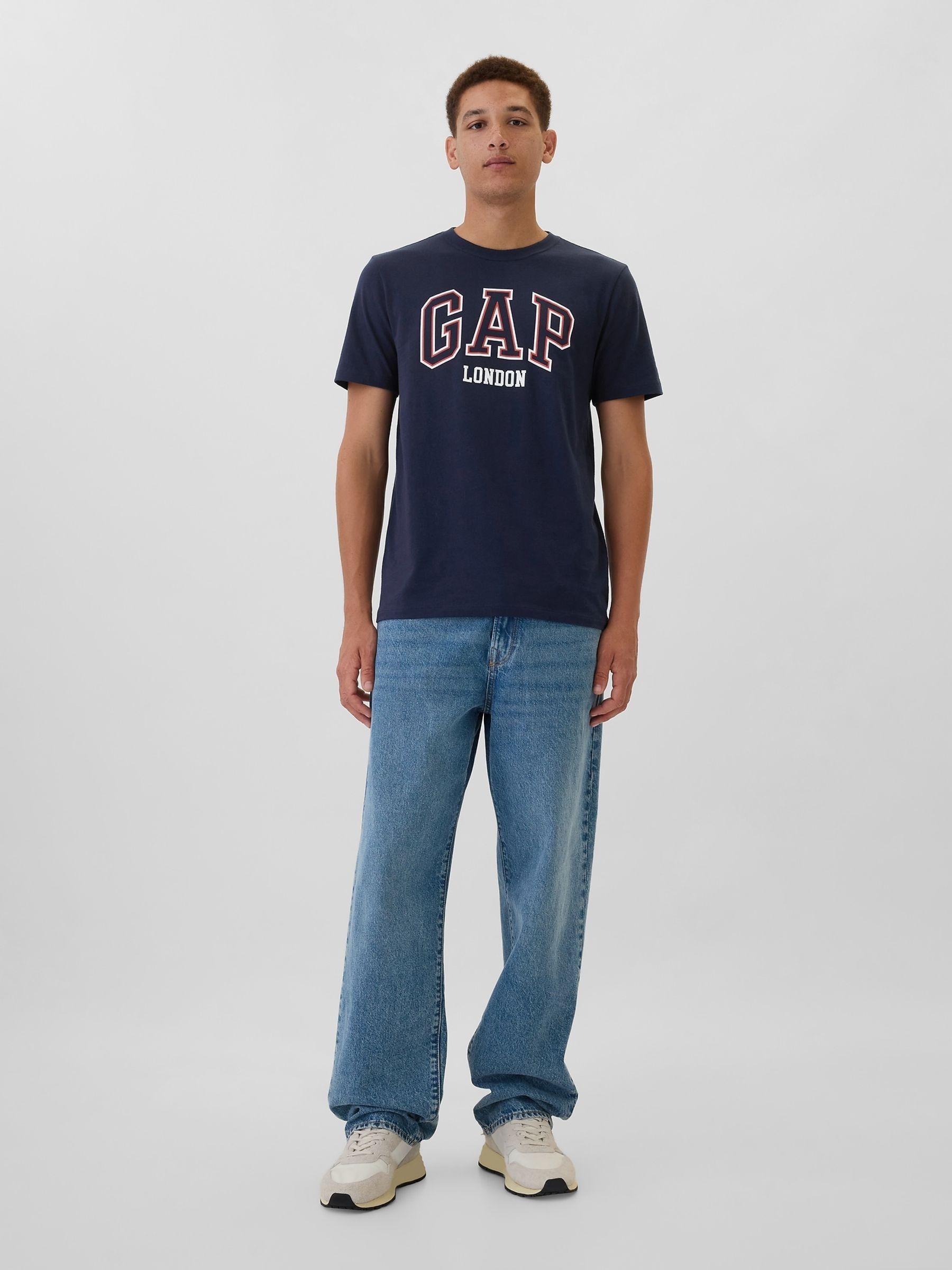 Blue London Everyday Logo 100% Cotton Crew Neck Short Sleeve T-Shirt - Image 3 of 5