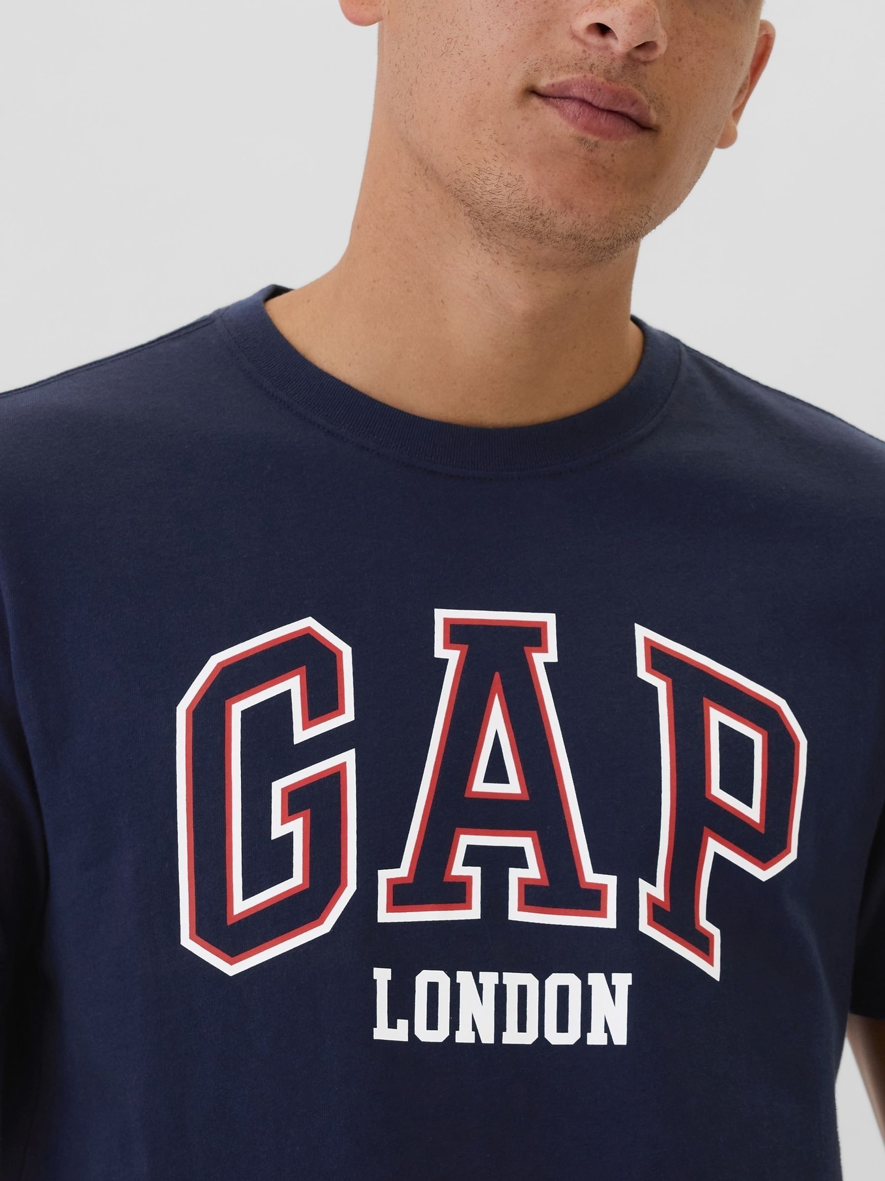 Blue London Everyday Logo 100% Cotton Crew Neck Short Sleeve T-Shirt - Image 4 of 5