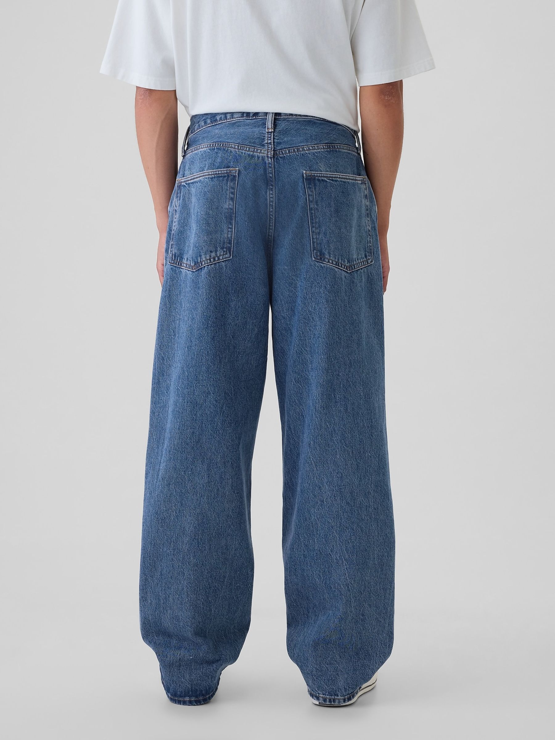 Blue Loose Fit Baggy Jeans - Image 3 of 6