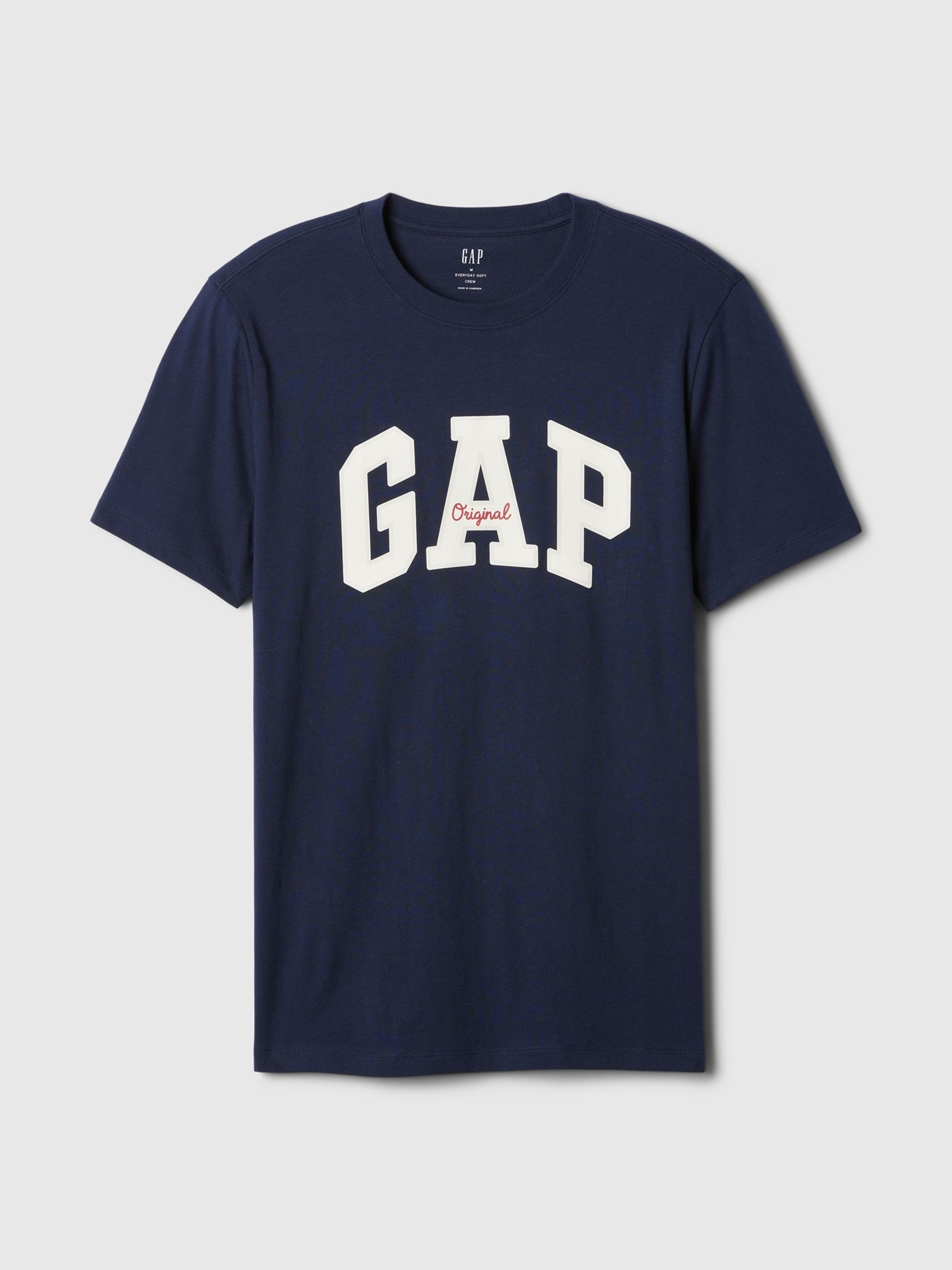 Navy Blue Everyday Original Logo 100% Cotton Crew Neck Short Sleeve T-Shirt - Image 5 of 5