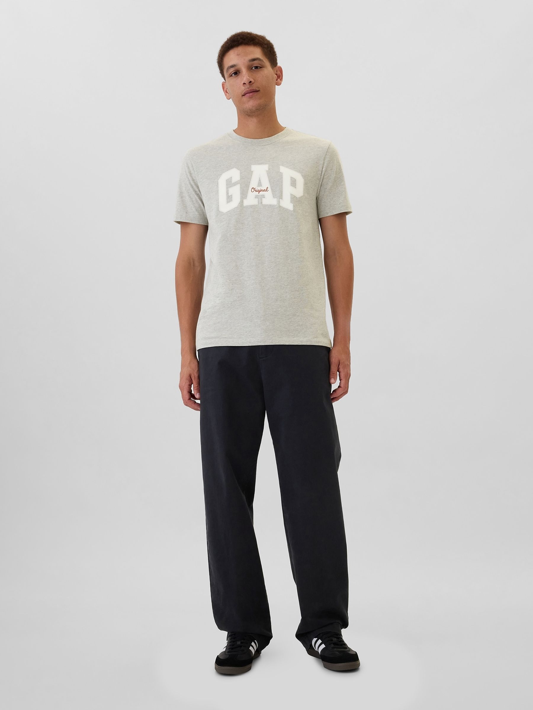 Grey Everyday Original Logo 100% Cotton Crew Neck Short Sleeve T-Shirt - Image 3 of 5