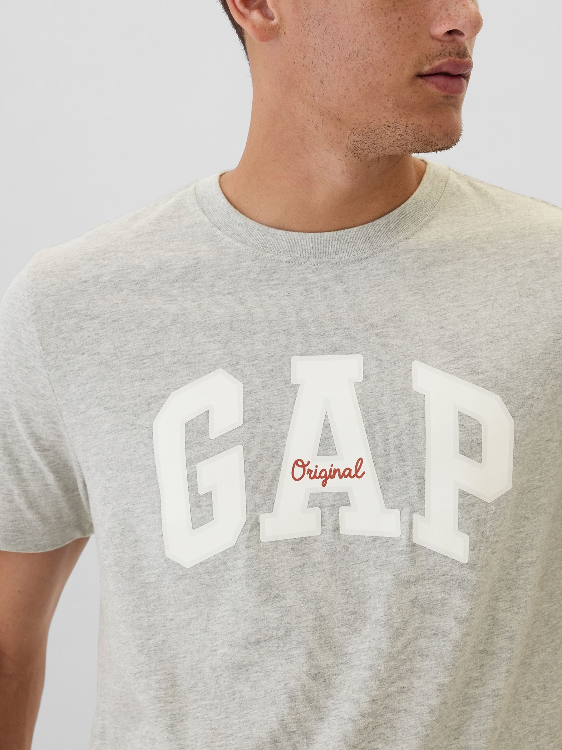 Grey Everyday Original Logo 100% Cotton Crew Neck Short Sleeve T-Shirt - Image 4 of 5