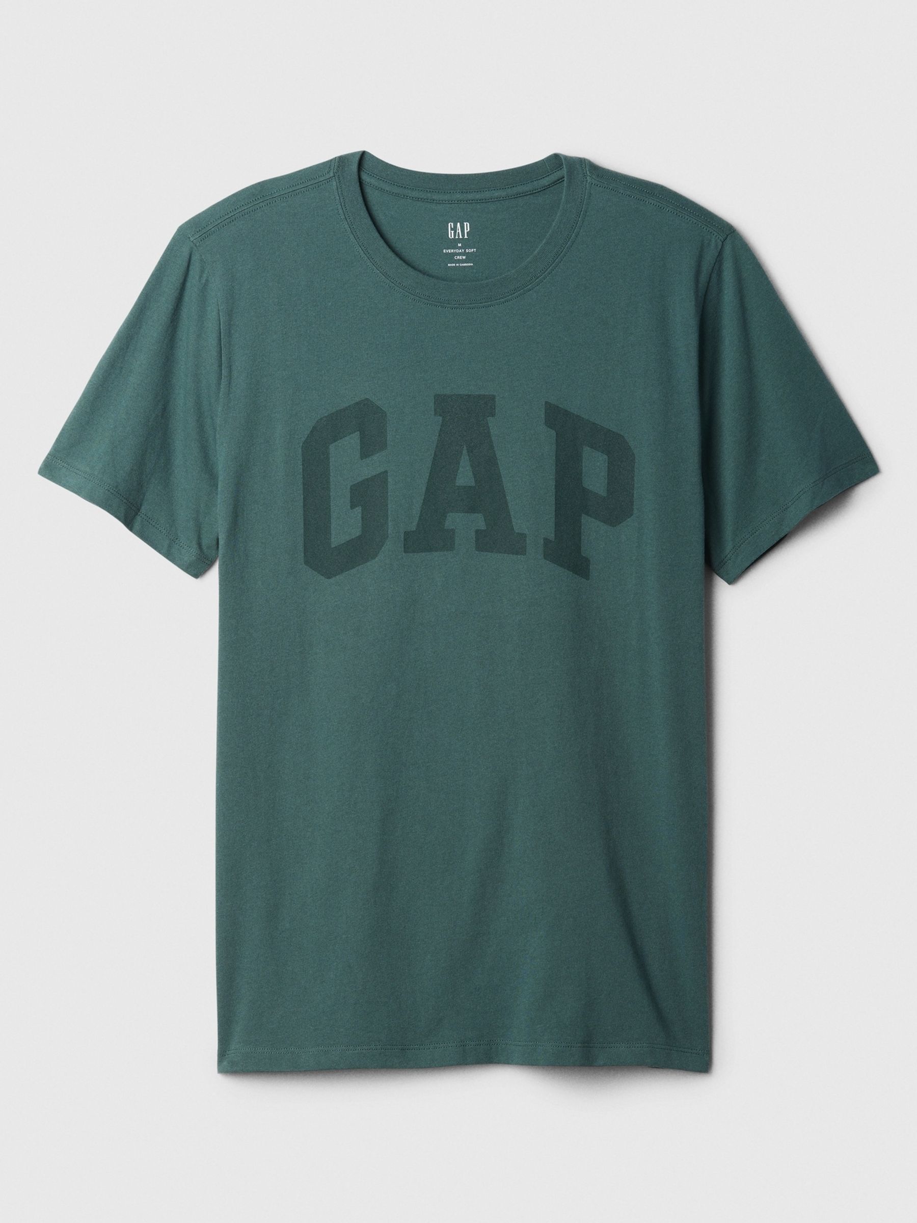 Green Everyday Logo 100% Cotton Crew Neck Short Sleeve T-Shirt - Image 4 of 4