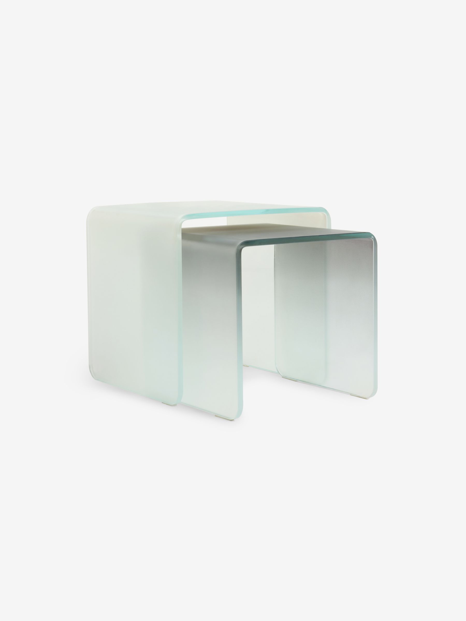 Hesta Nest of 2 Side Table in 2 Tone Blue - Image 5 of 5