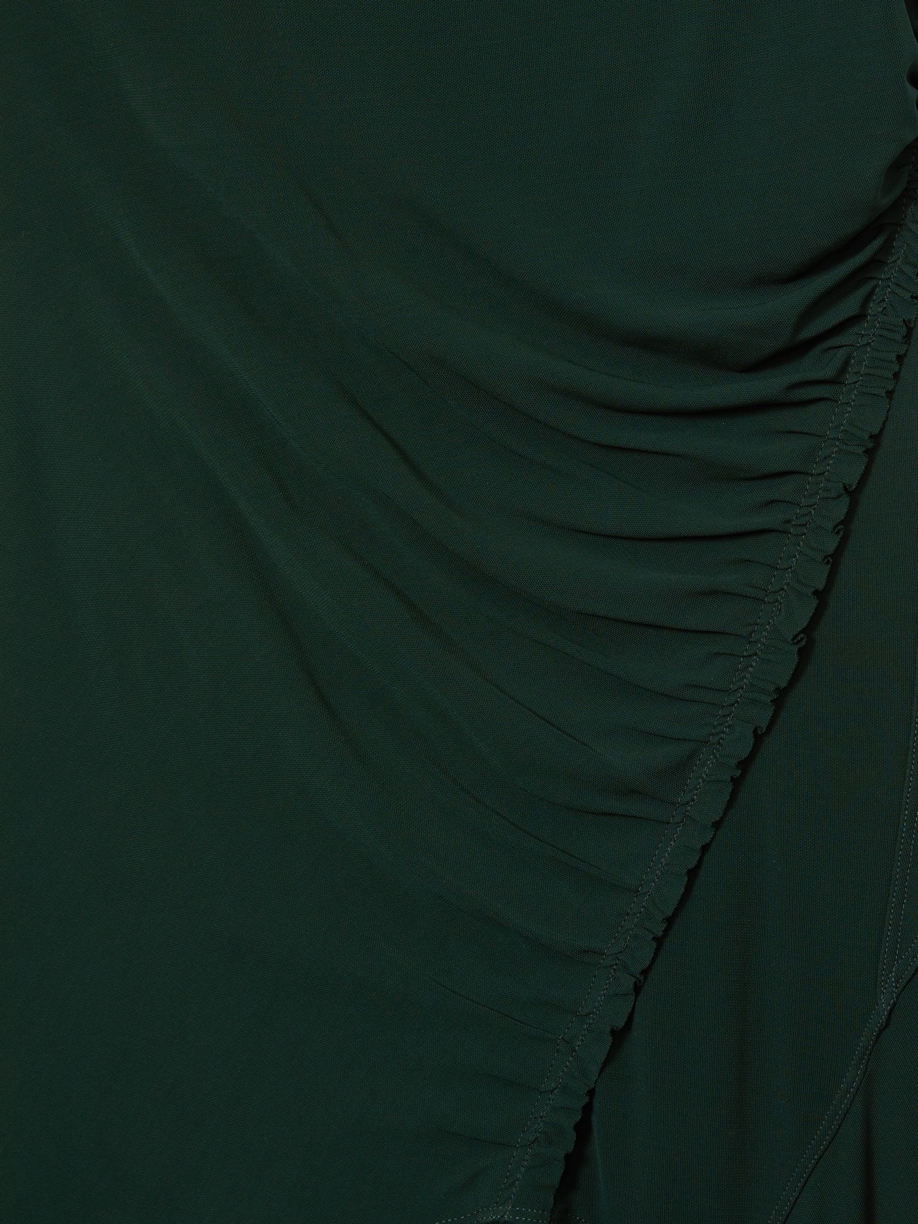 Atelier Gathered Crepe-Jersey Maxi Dress in Green - Image 7 of 7