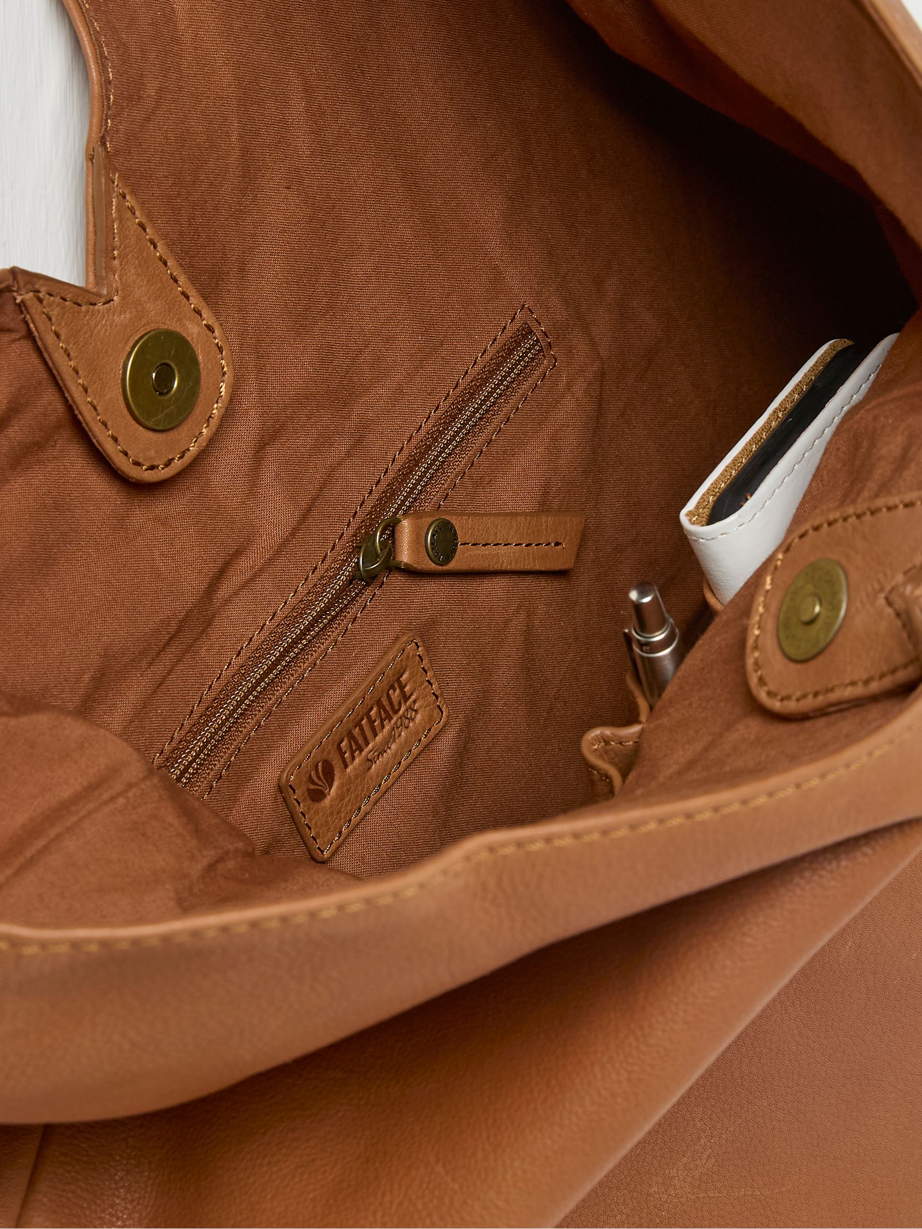 Tan Brown Shoulder Tote Bag - Image 3 of 3
