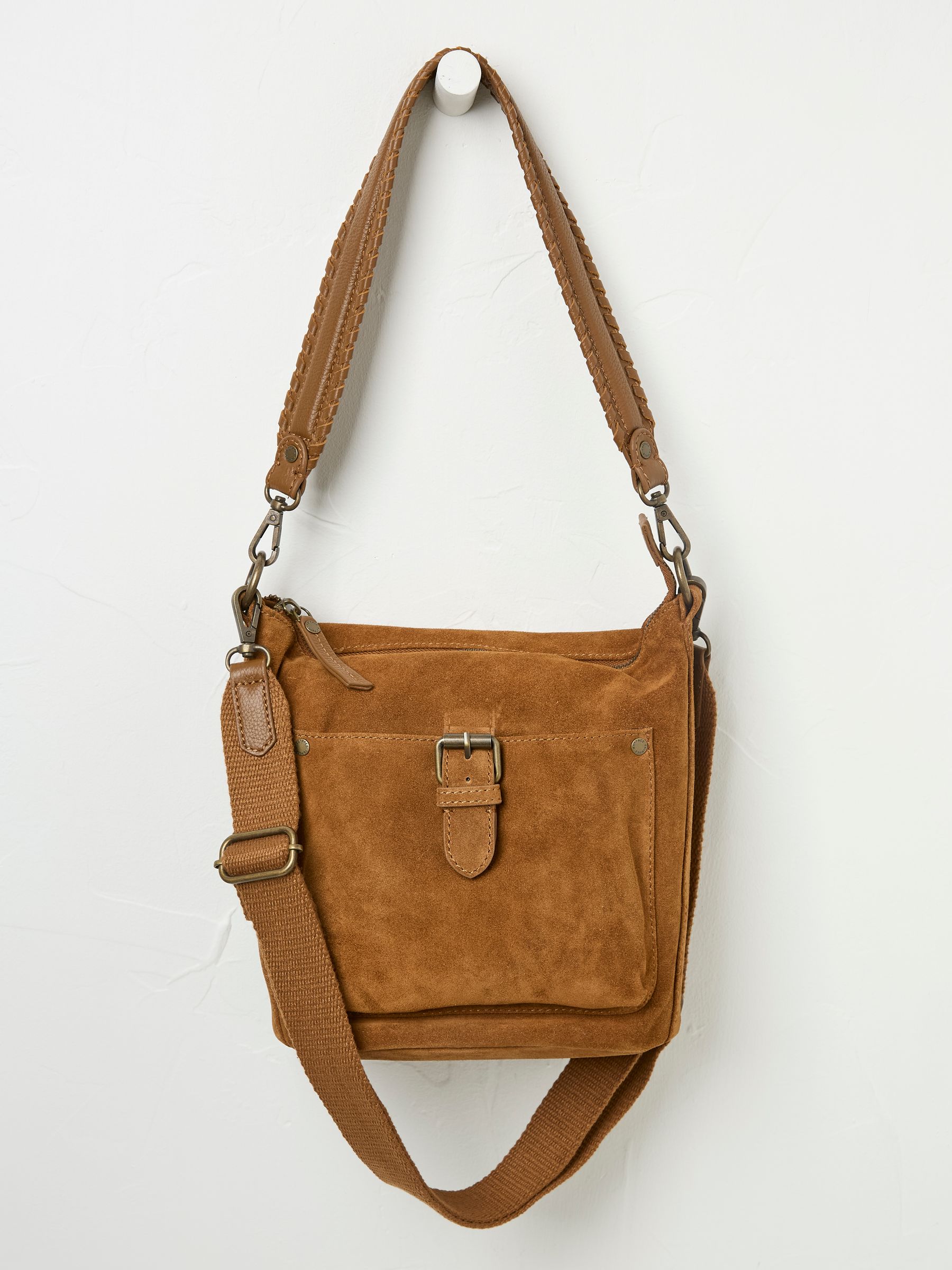 Elle Tan Brown Cross-Body Bag - Image 1 of 4