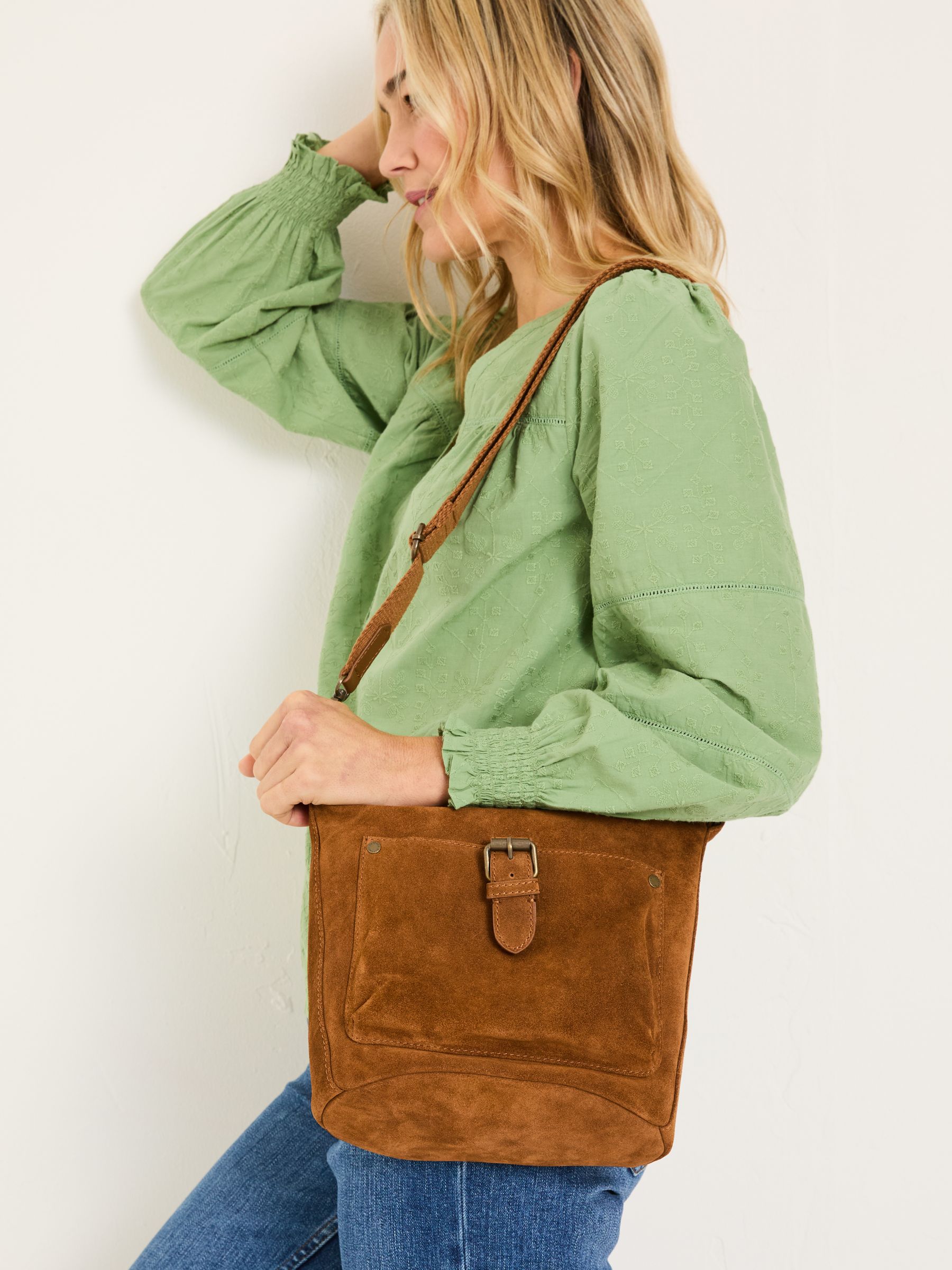 Elle Tan Brown Cross-Body Bag - Image 2 of 4