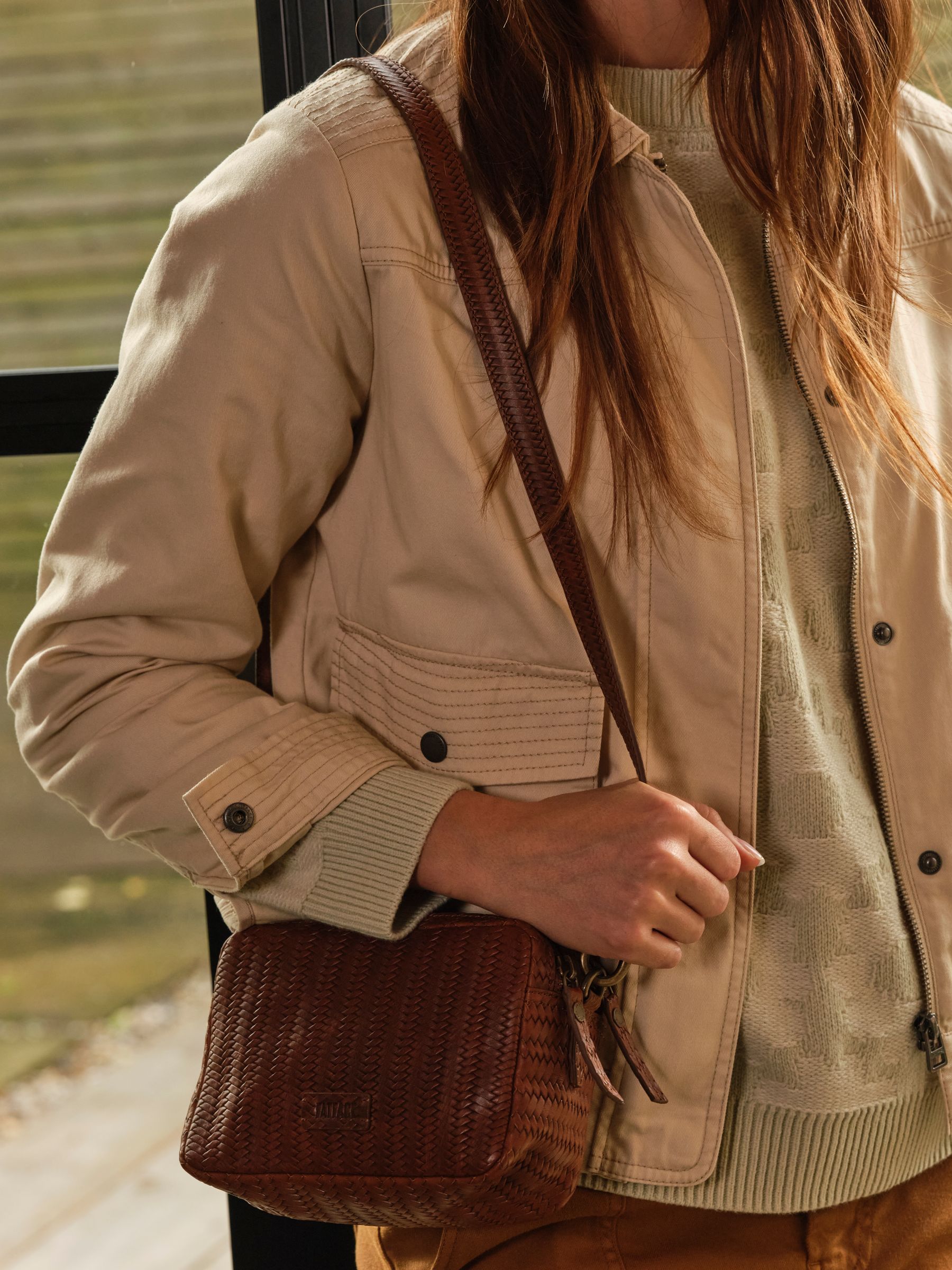 Tan Brown Small Cross-Body Bag - Image 3 of 3