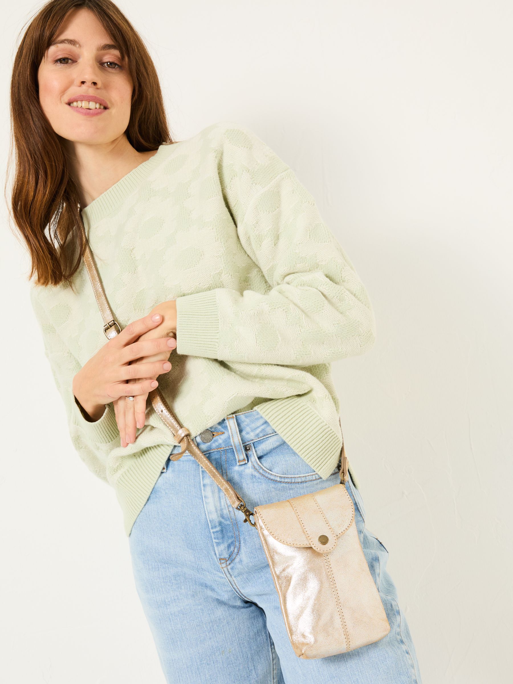 Clara Bronze Phone Bag - Image 4 of 4