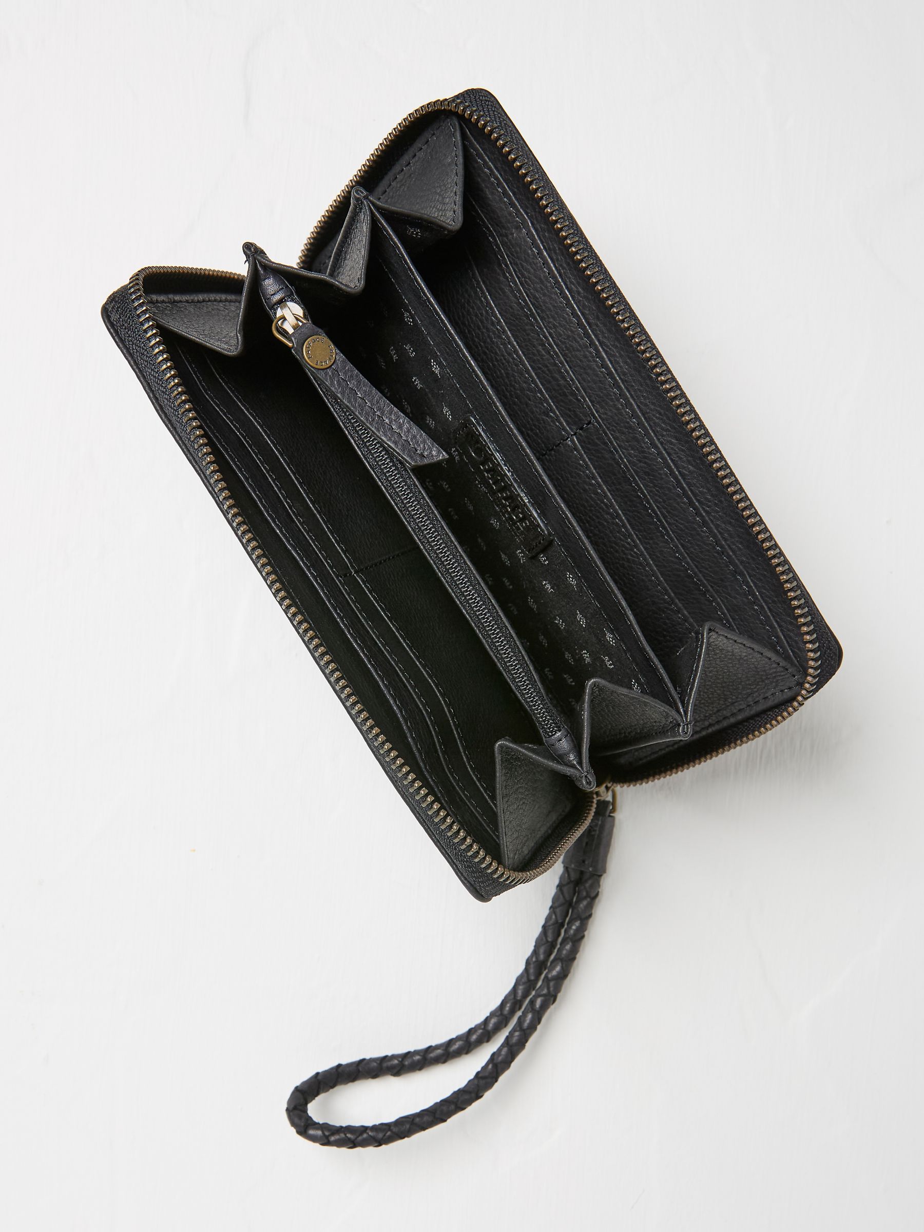 Annie Black Zipped Purse - Image 2 of 2