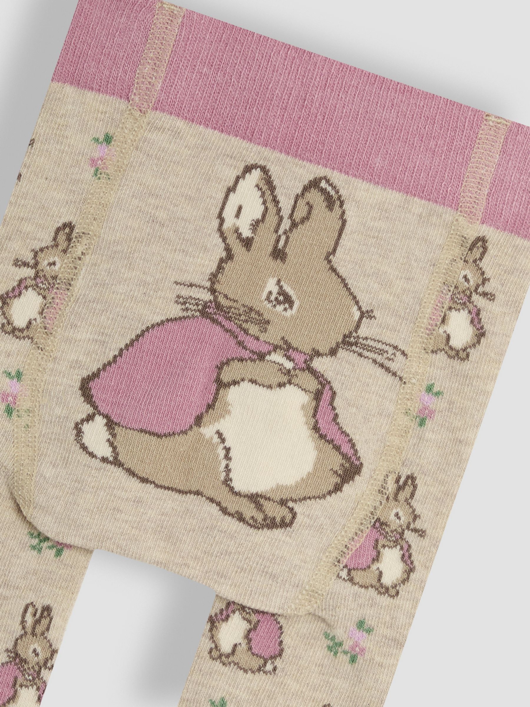 Pink Peter Rabbit Knitted Leggings - Image 3 of 3