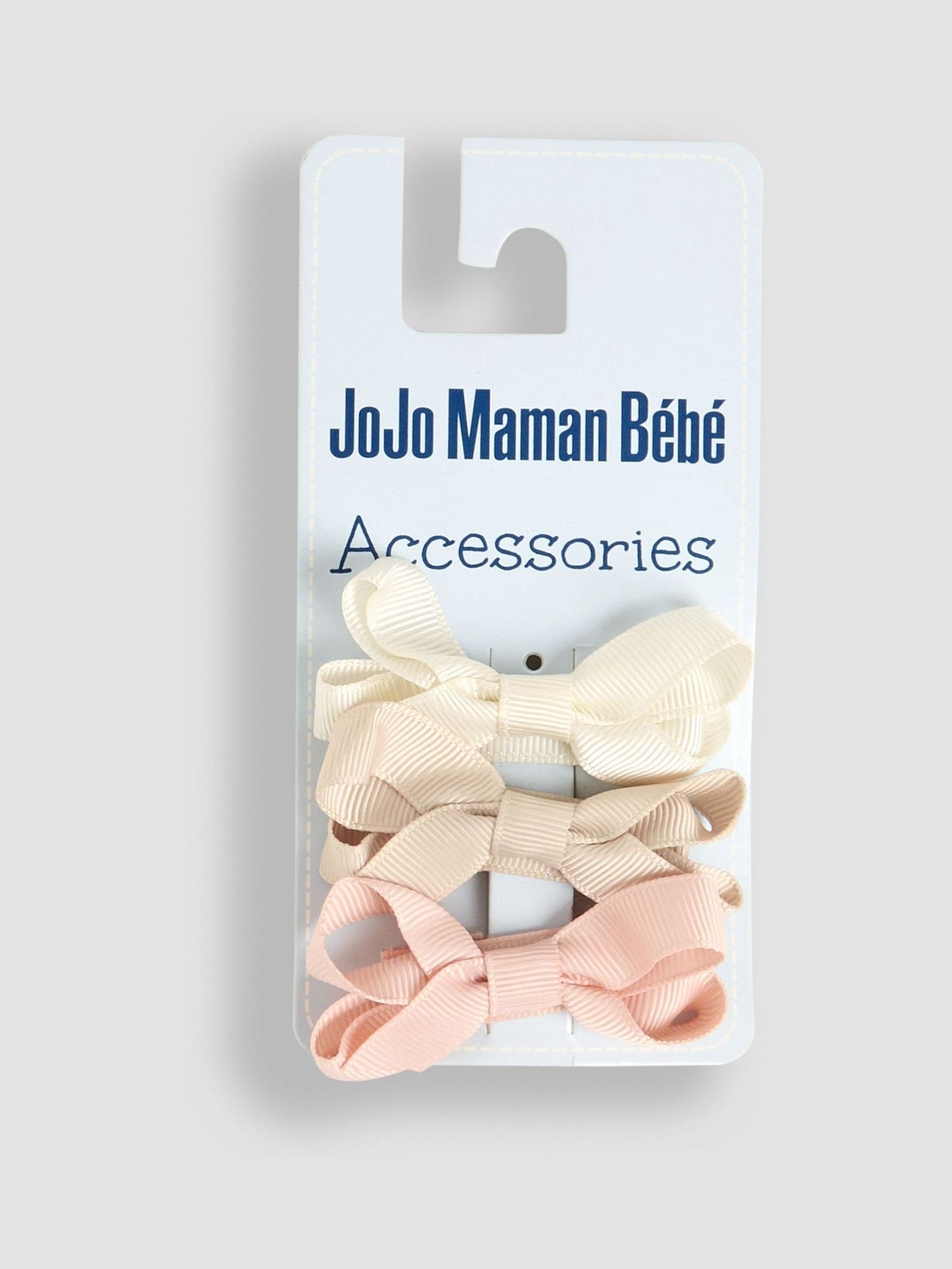 Natural Bow Clips 3 Pack - Image 2 of 3