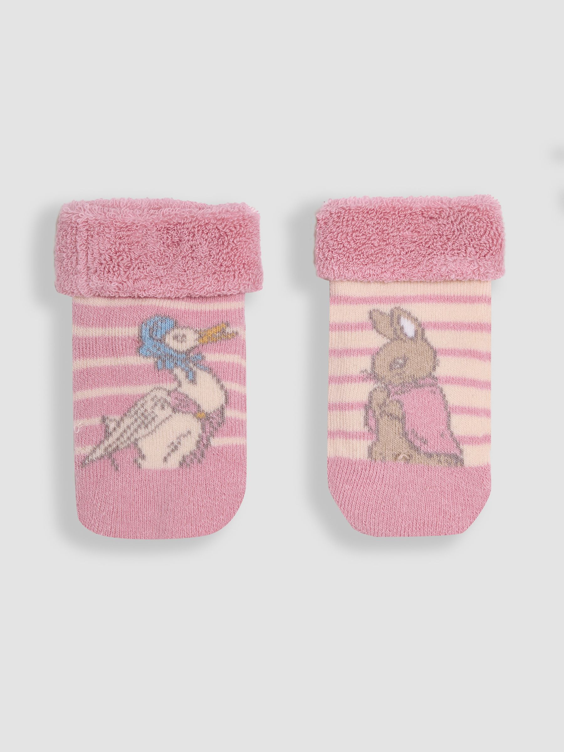 Pink Peter Rabbit Baby Socks 2 Pack - Image 1 of 4