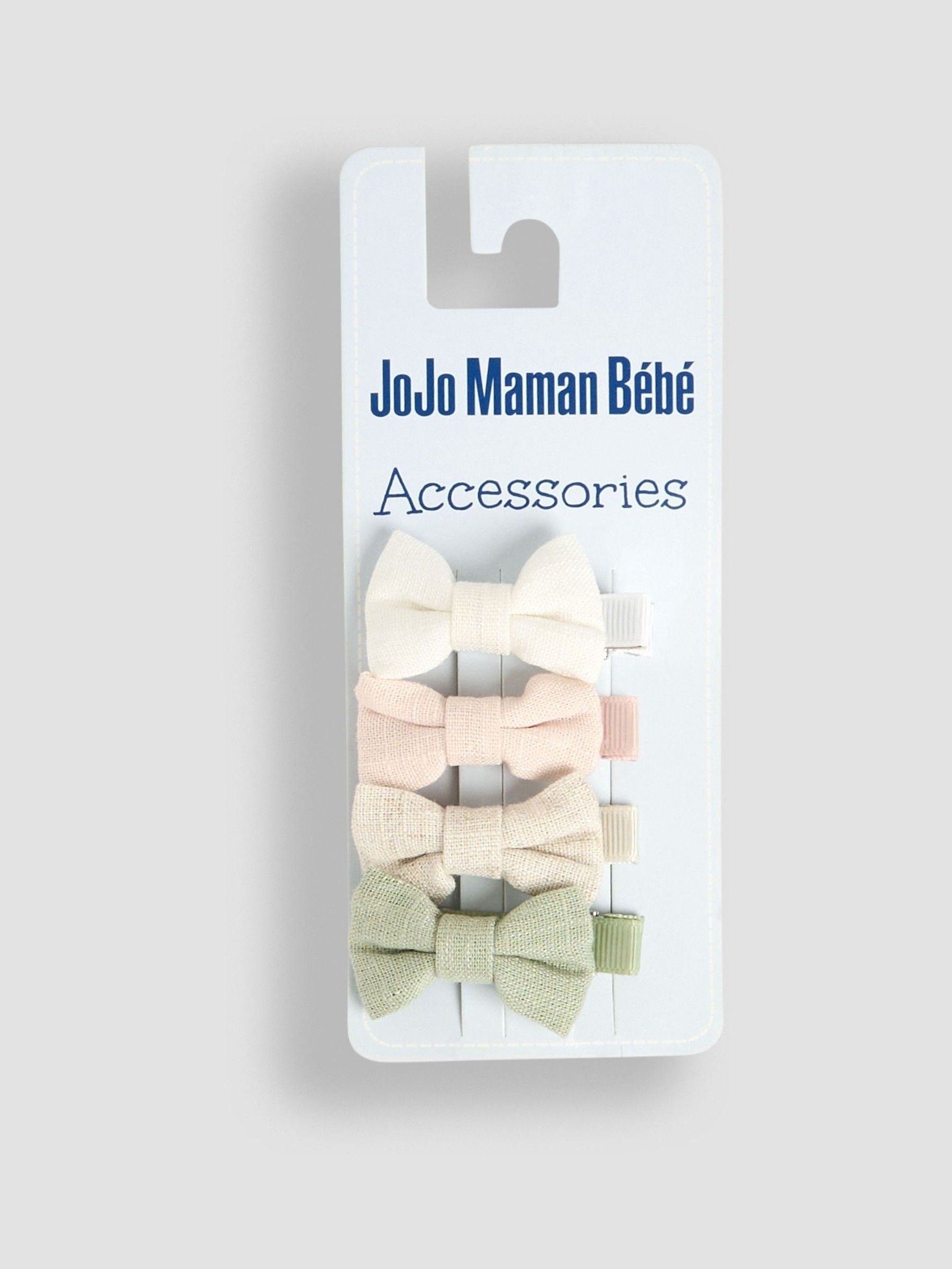 Pastel Bow Clips 4 Pack - Image 2 of 3