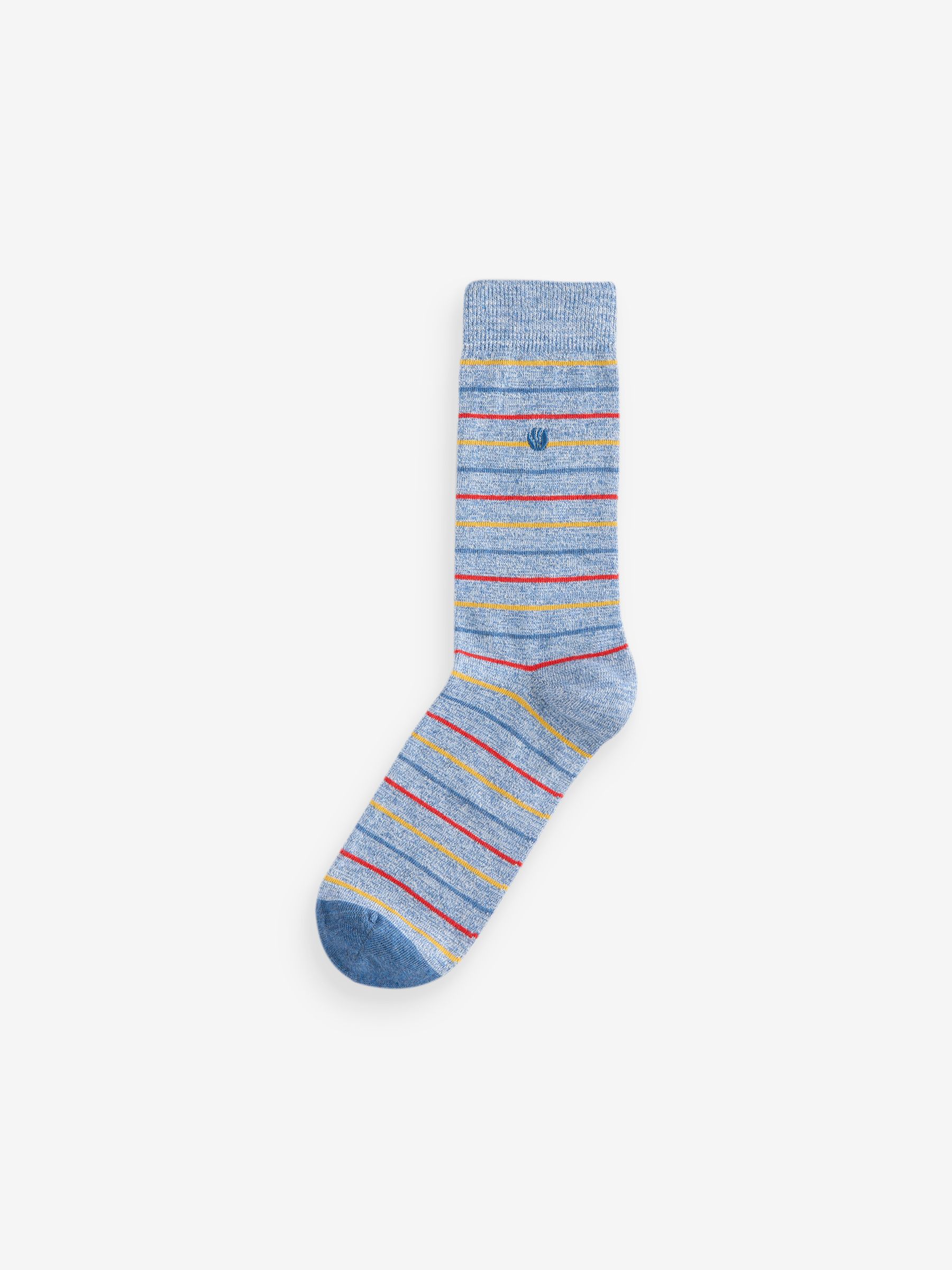 Blue Men's Striped Socks - Image 2 of 2