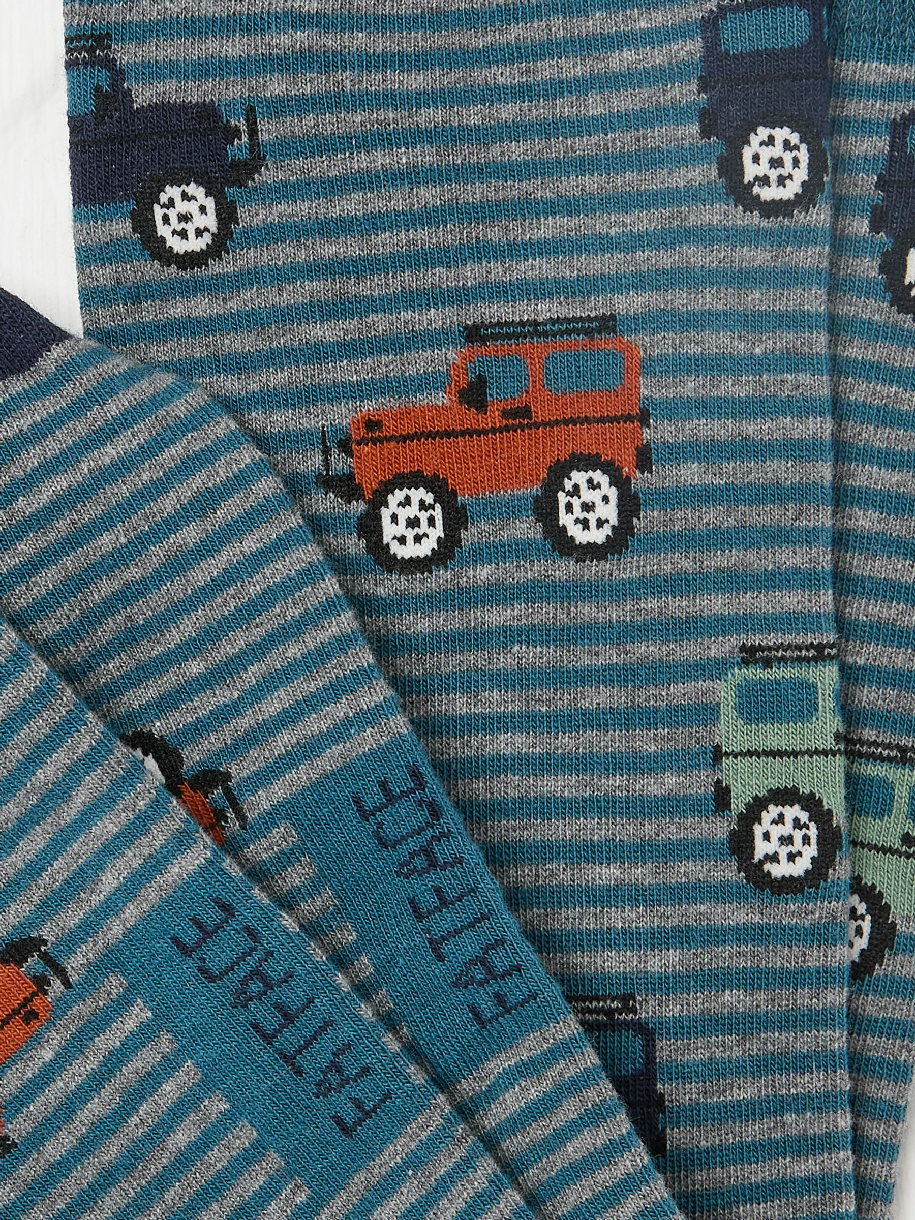 Blue Teal Men's Off Roader Socks - Image 2 of 2