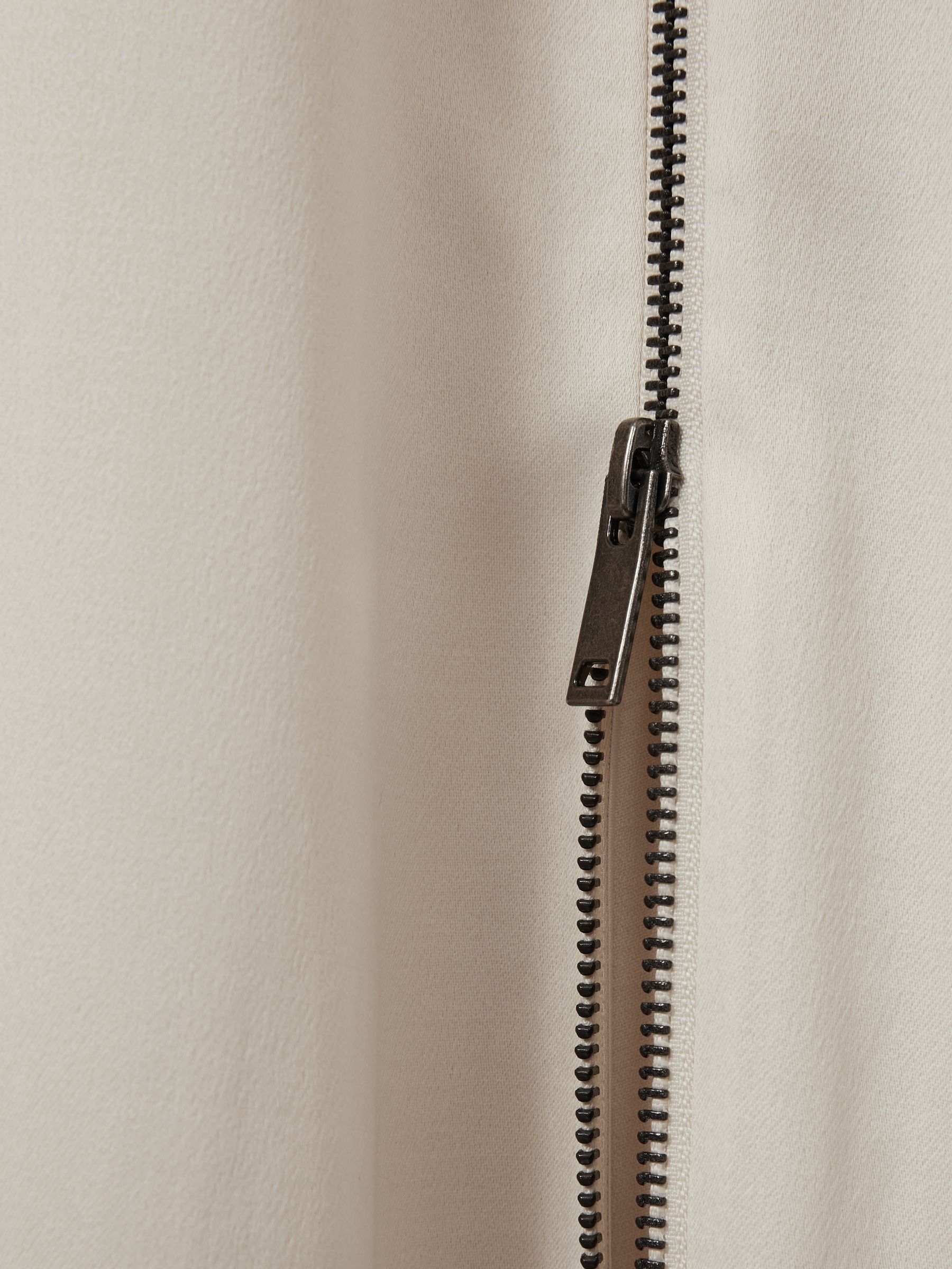 Atelier Zipped Maxi Dress with Virgin Wool in Ivory - Image 6 of 6