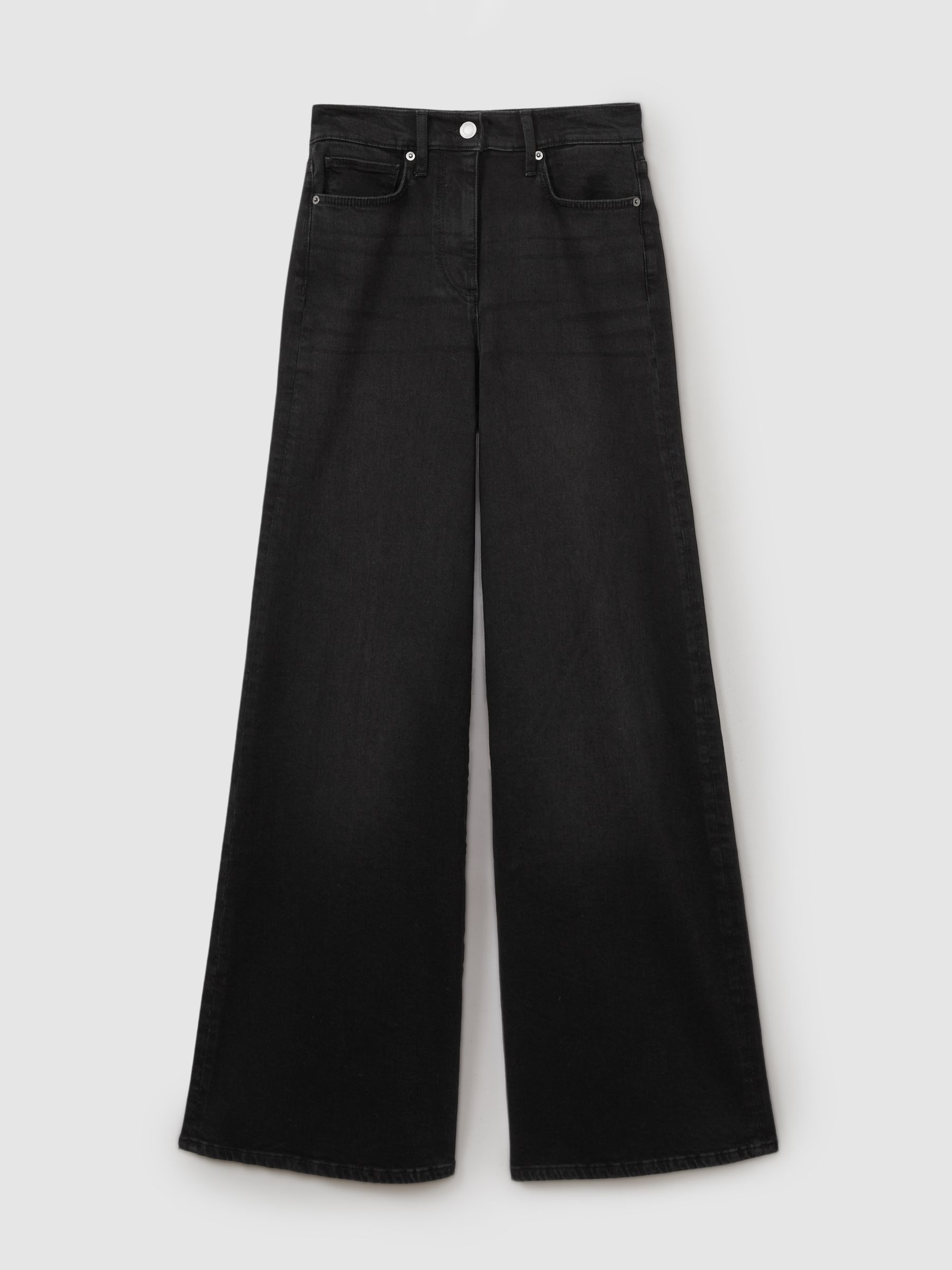 Palazzo Jeans in Black - Image 2 of 6
