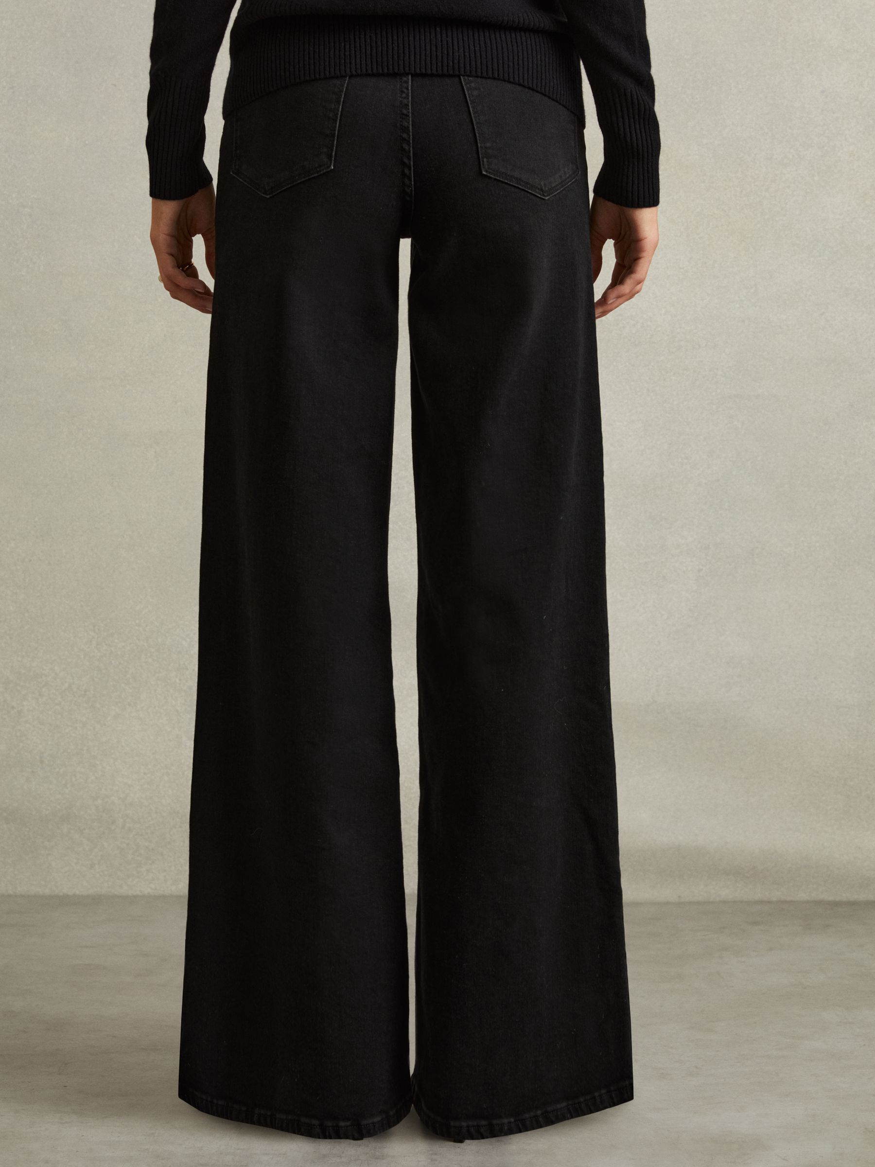 Palazzo Jeans in Black - Image 4 of 6
