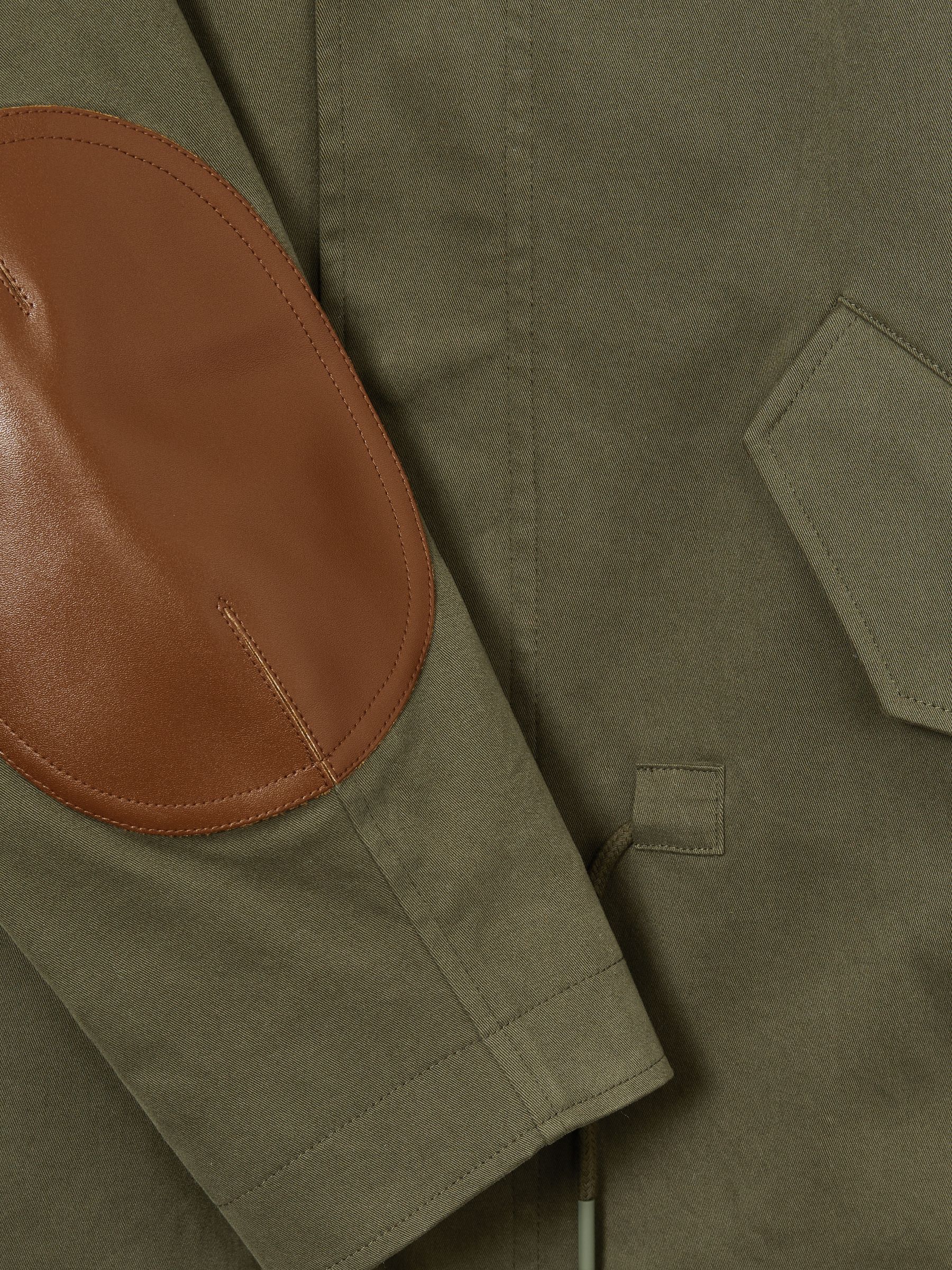 9-13 yrs Cotton-Blend Gabardine Utility Coat in Khaki - Image 5 of 5