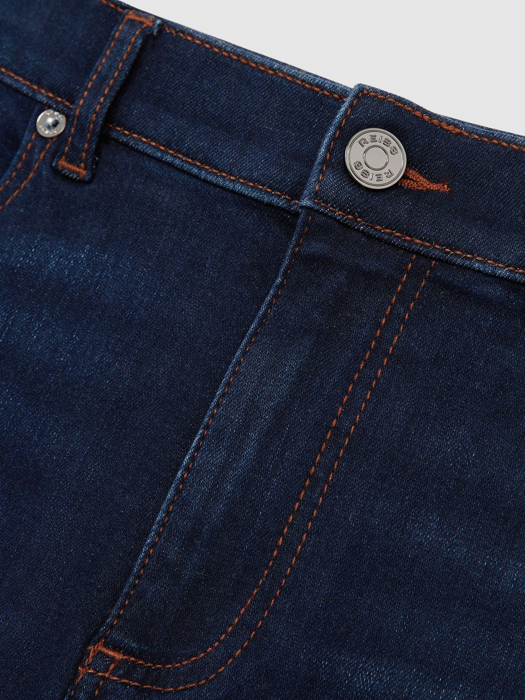 Skinny-Fit Jeans in Washed Dark Indigo - Image 6 of 6