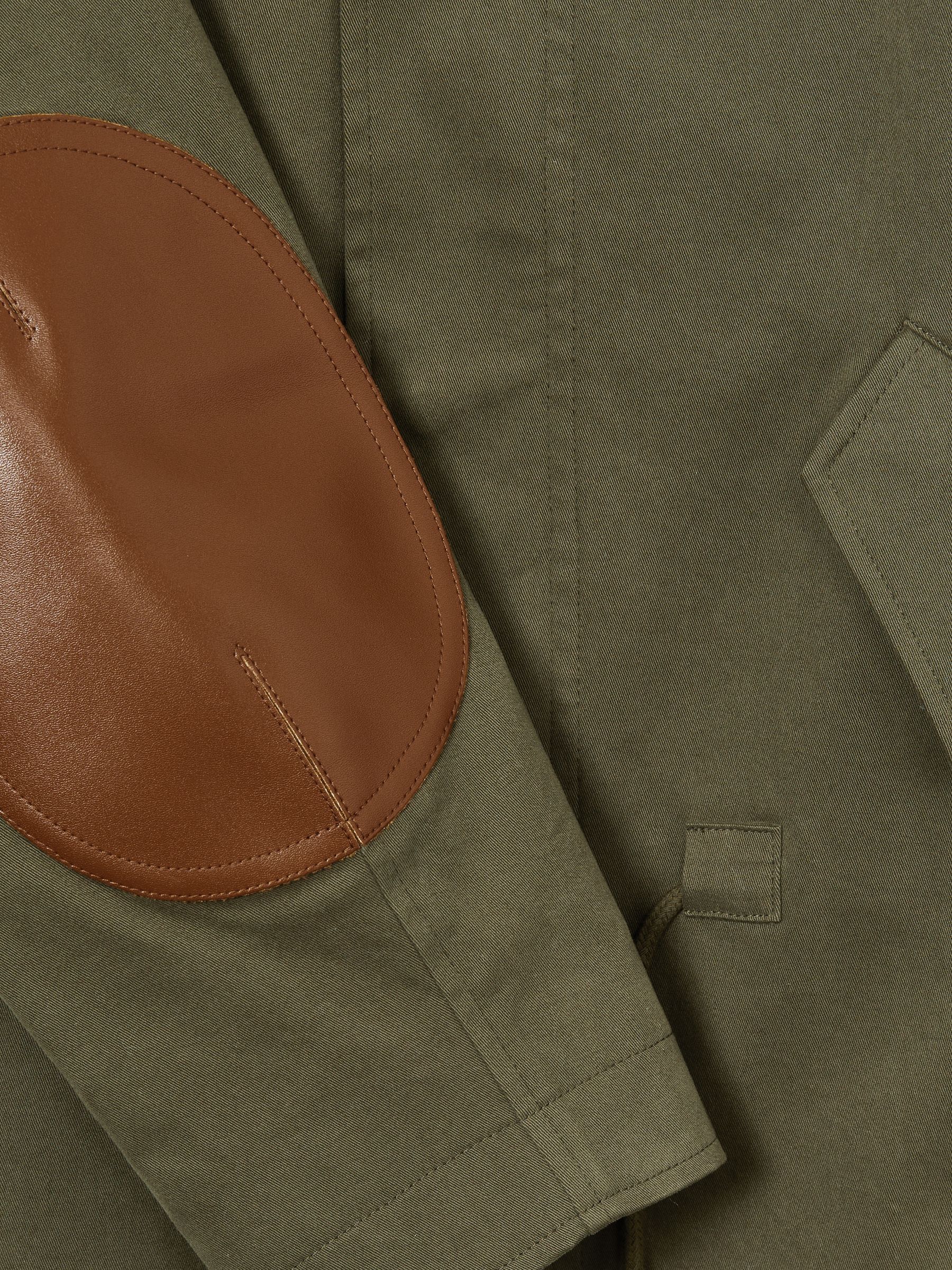 13-14 yrs Cotton-Blend Gabardine Utility Coat in Khaki - Image 5 of 5