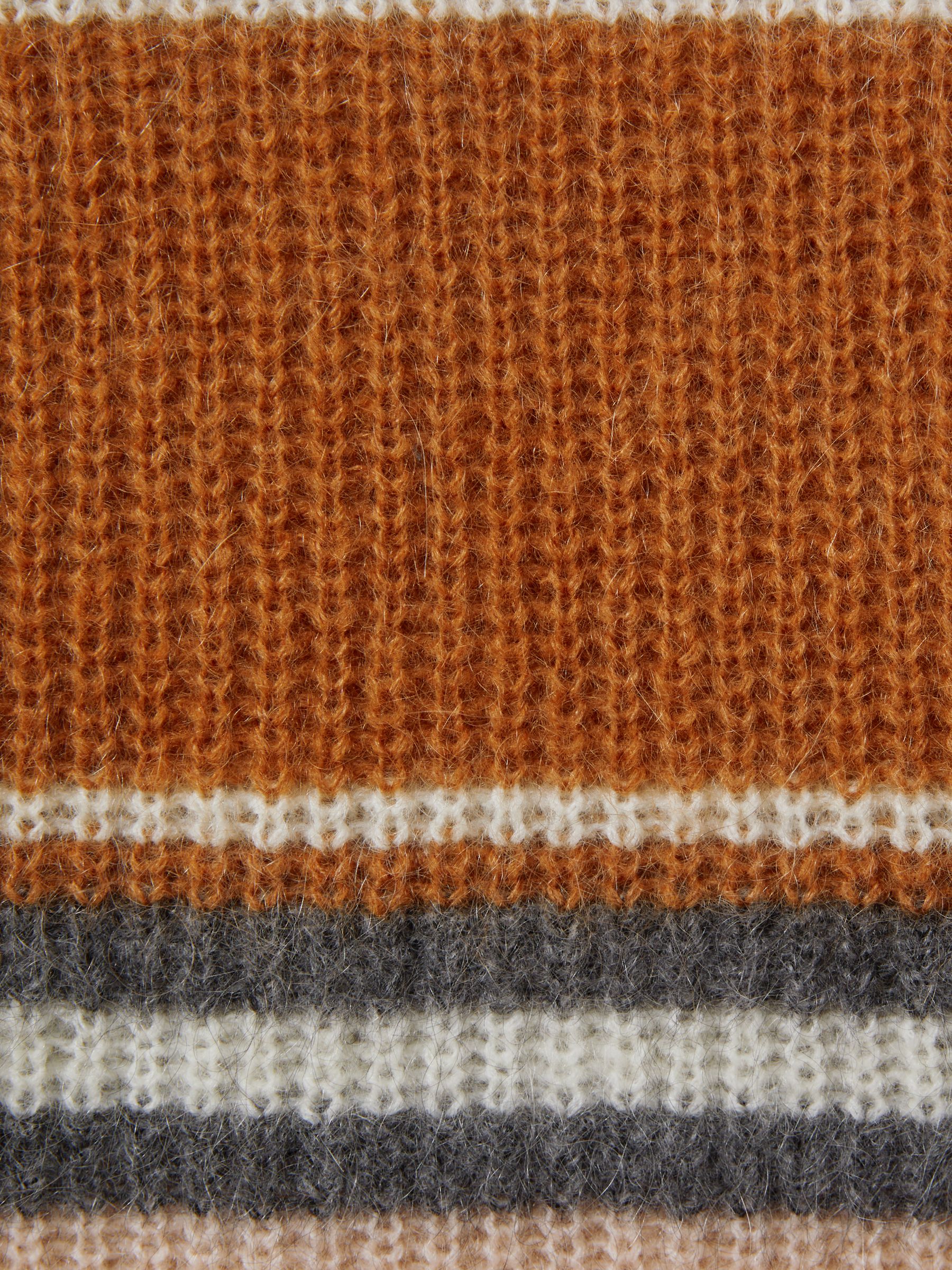 Colourblock Striped Jumper in Pink - Image 4 of 4