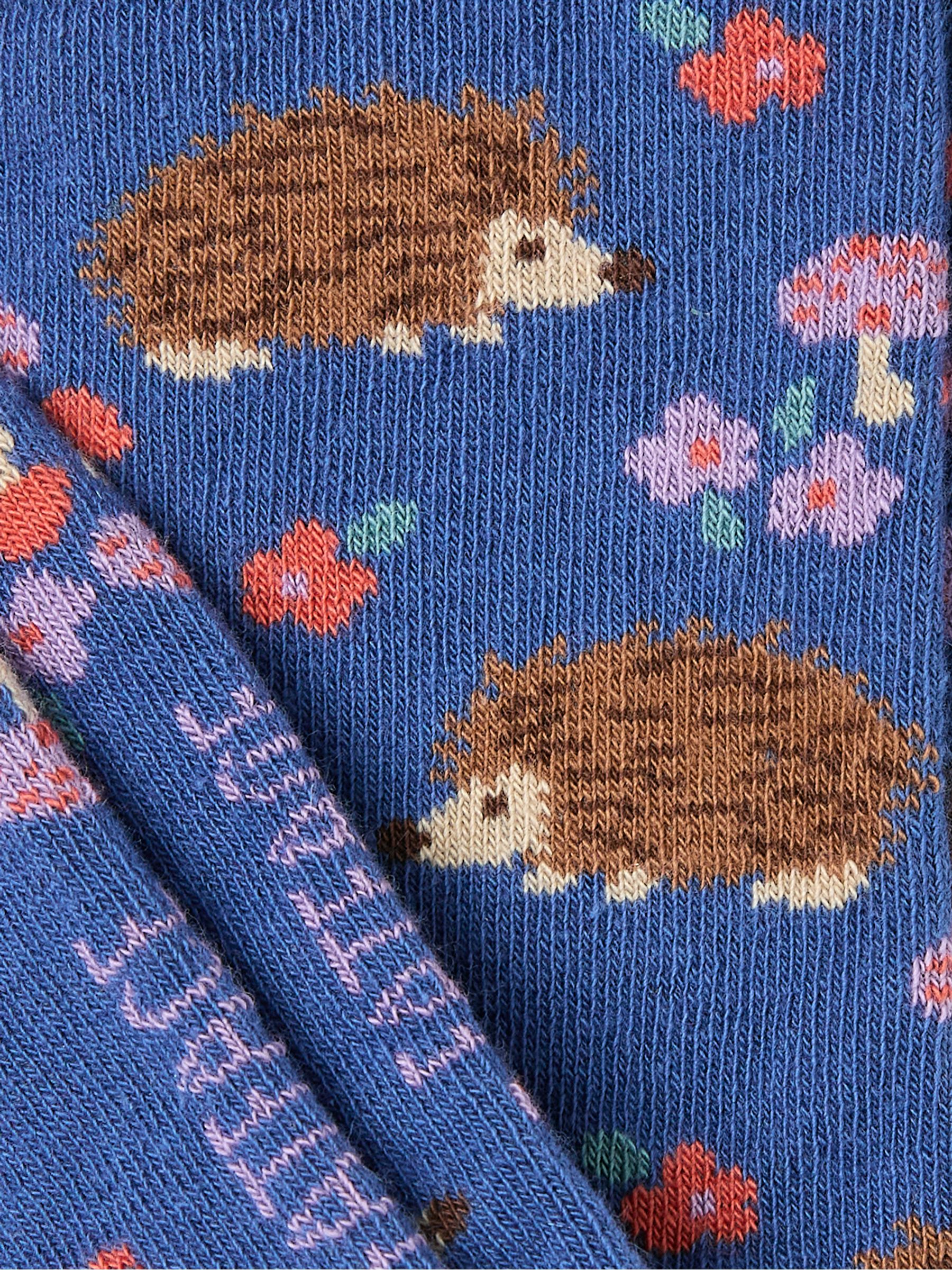 Blue Hedgehog Women's Socks - Image 2 of 2