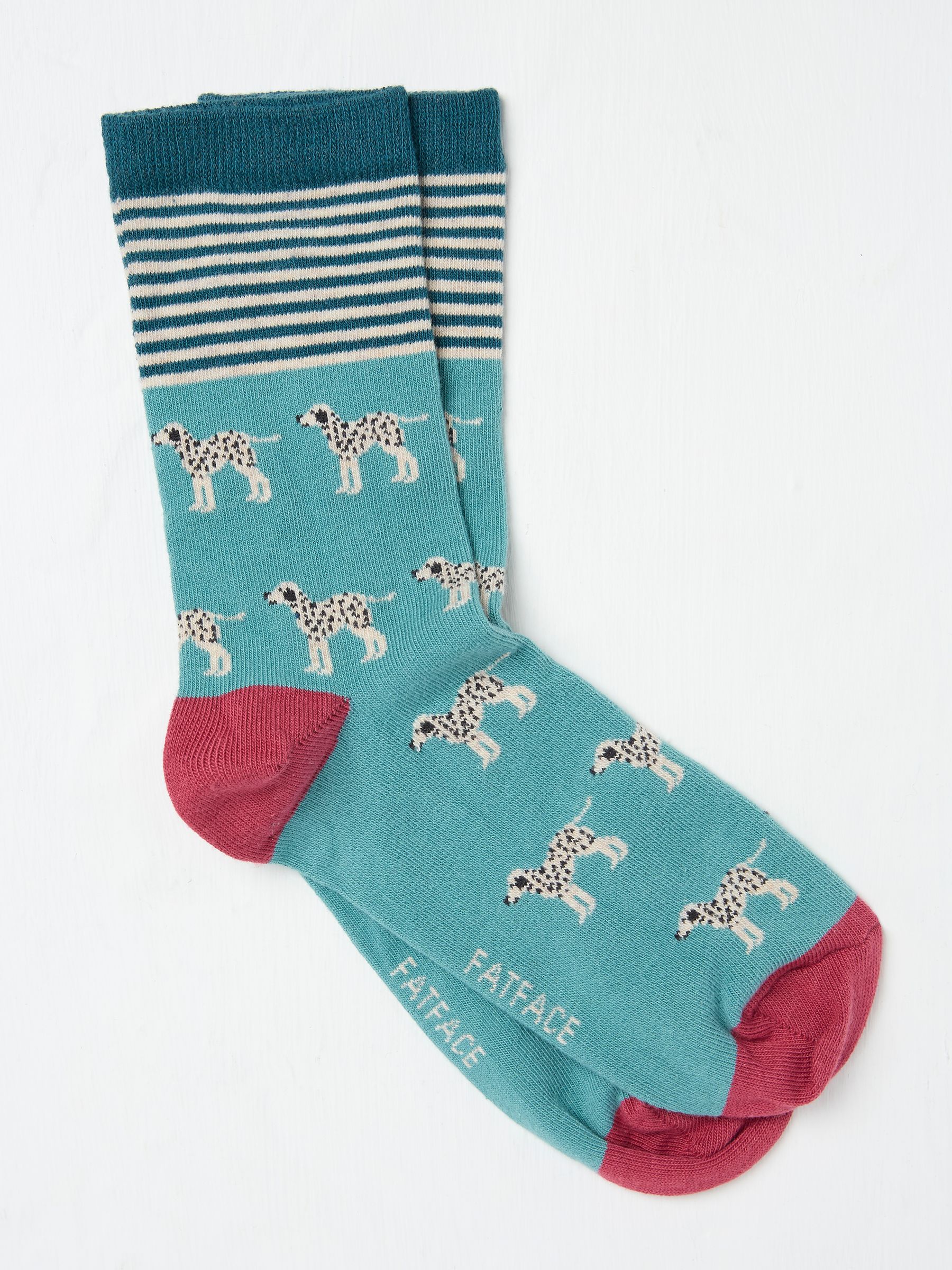 Green Dalmatian Women's Socks - Image 1 of 2