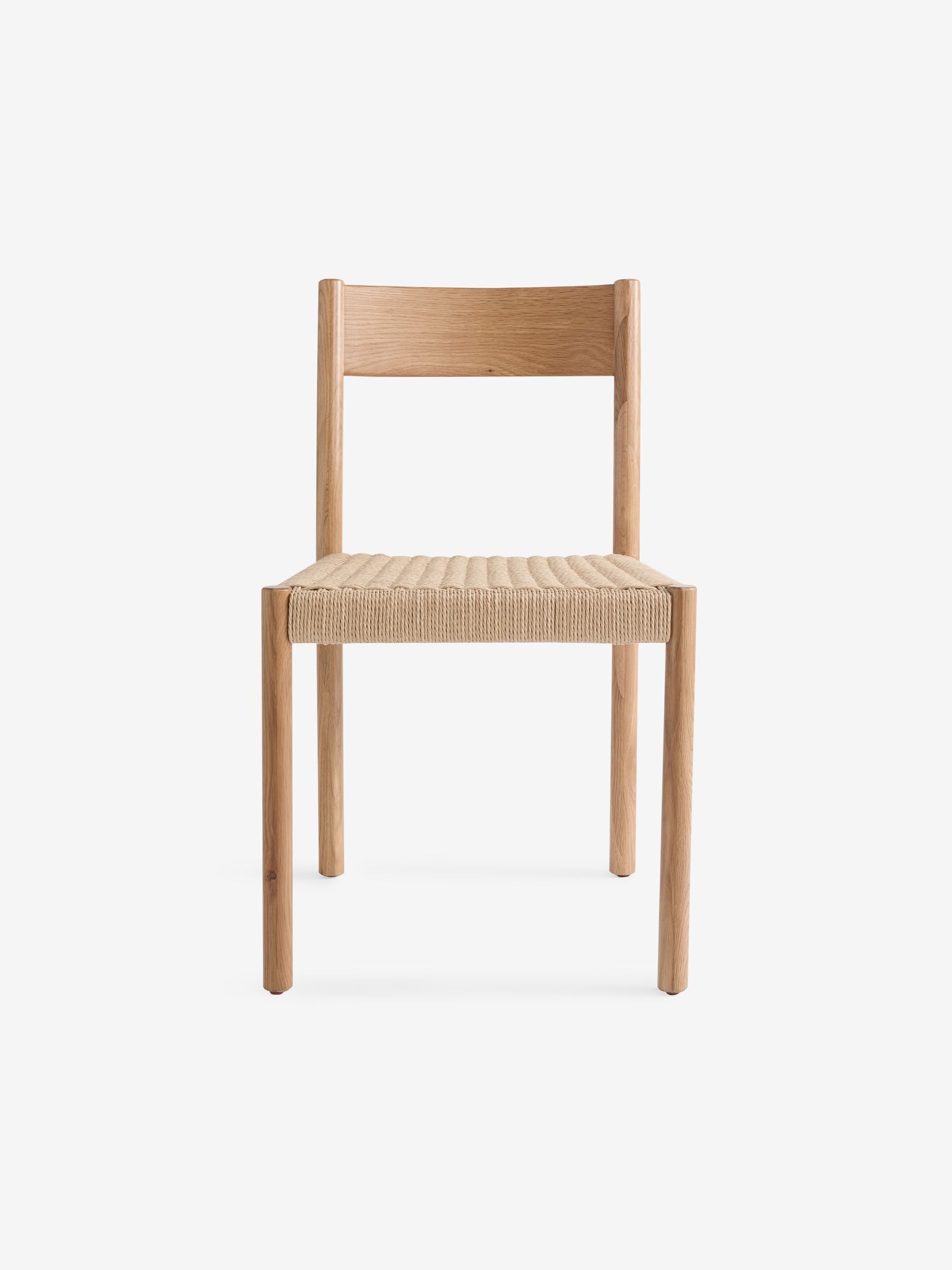 Set of 2 Natural Rhye Dining Chairs - Image 7 of 7