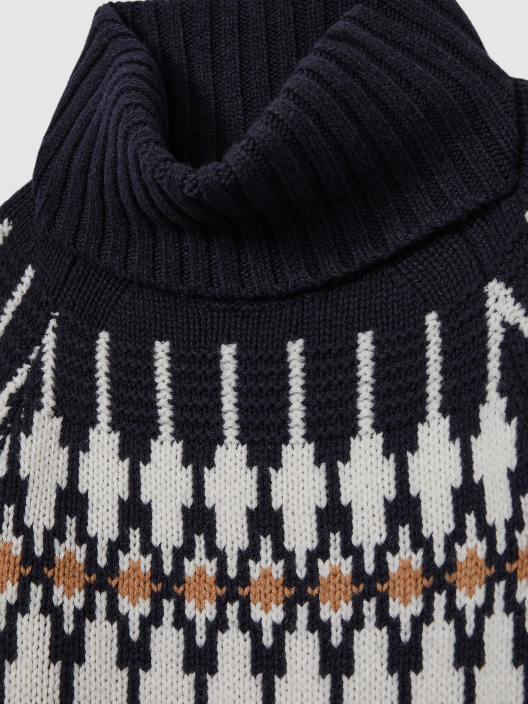 Wool-Blend Jumper in Navy - Image 6 of 6