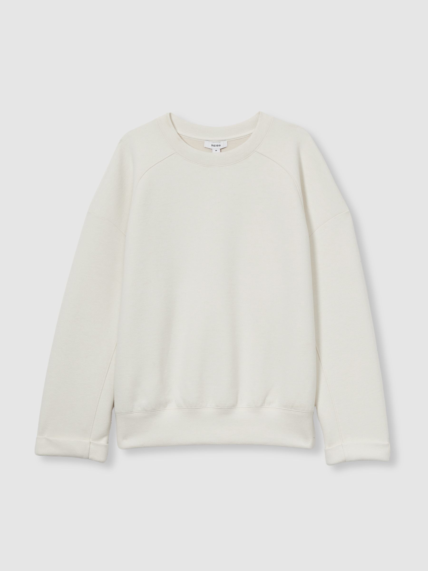 Soft-Touch Sweatshirt With Wool in Ivory - Image 2 of 5