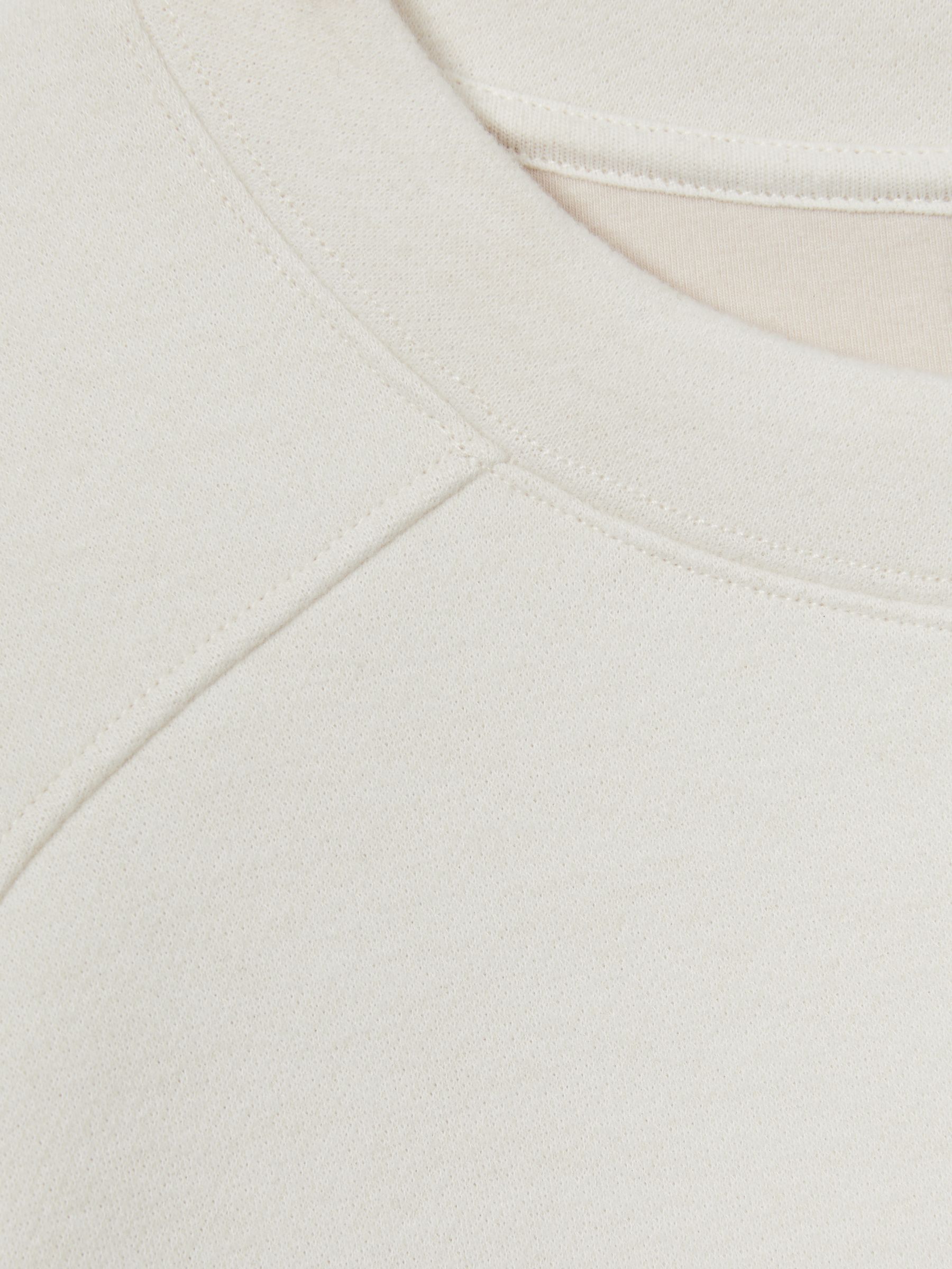 Soft-Touch Sweatshirt With Wool in Ivory - Image 5 of 5