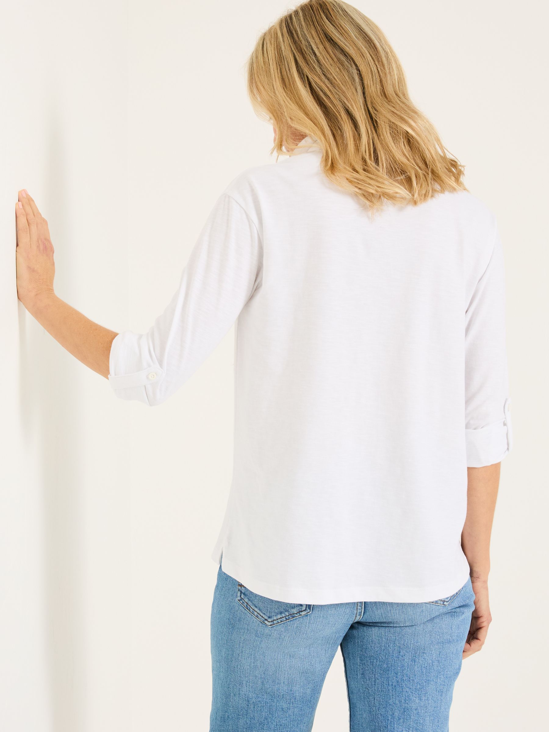 Paige White 100% Cotton Jersey Shirt - Image 2 of 10