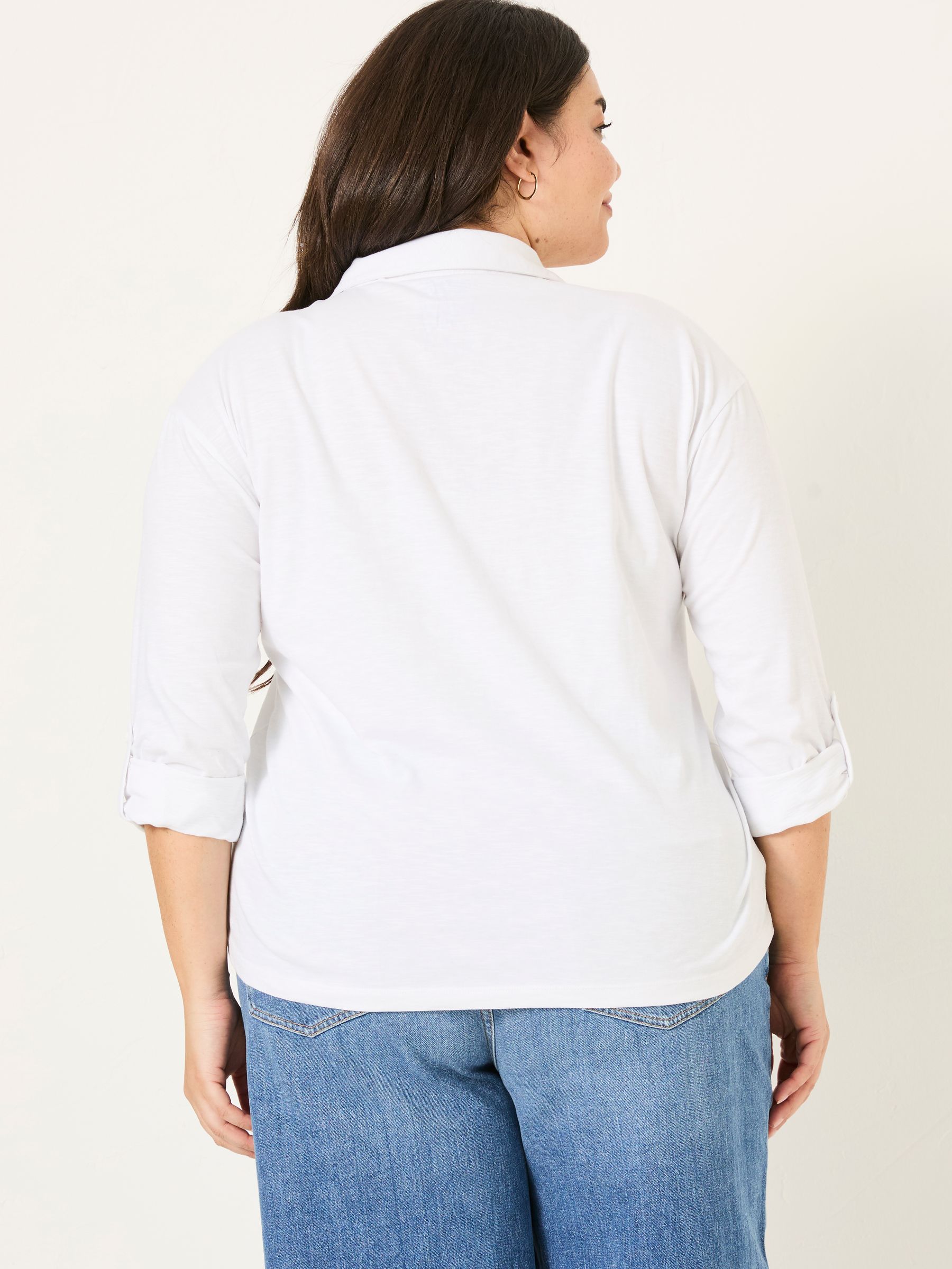Paige White 100% Cotton Jersey Shirt - Image 6 of 10