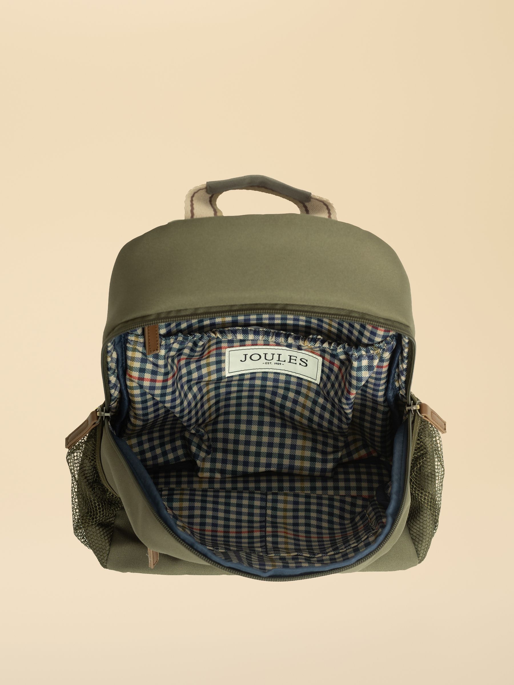 Epwell Khaki Large Joules Travel Backpack - Image 3 of 3 Epwell Khaki Large Joules Travel Backpack - Image 3 of 3