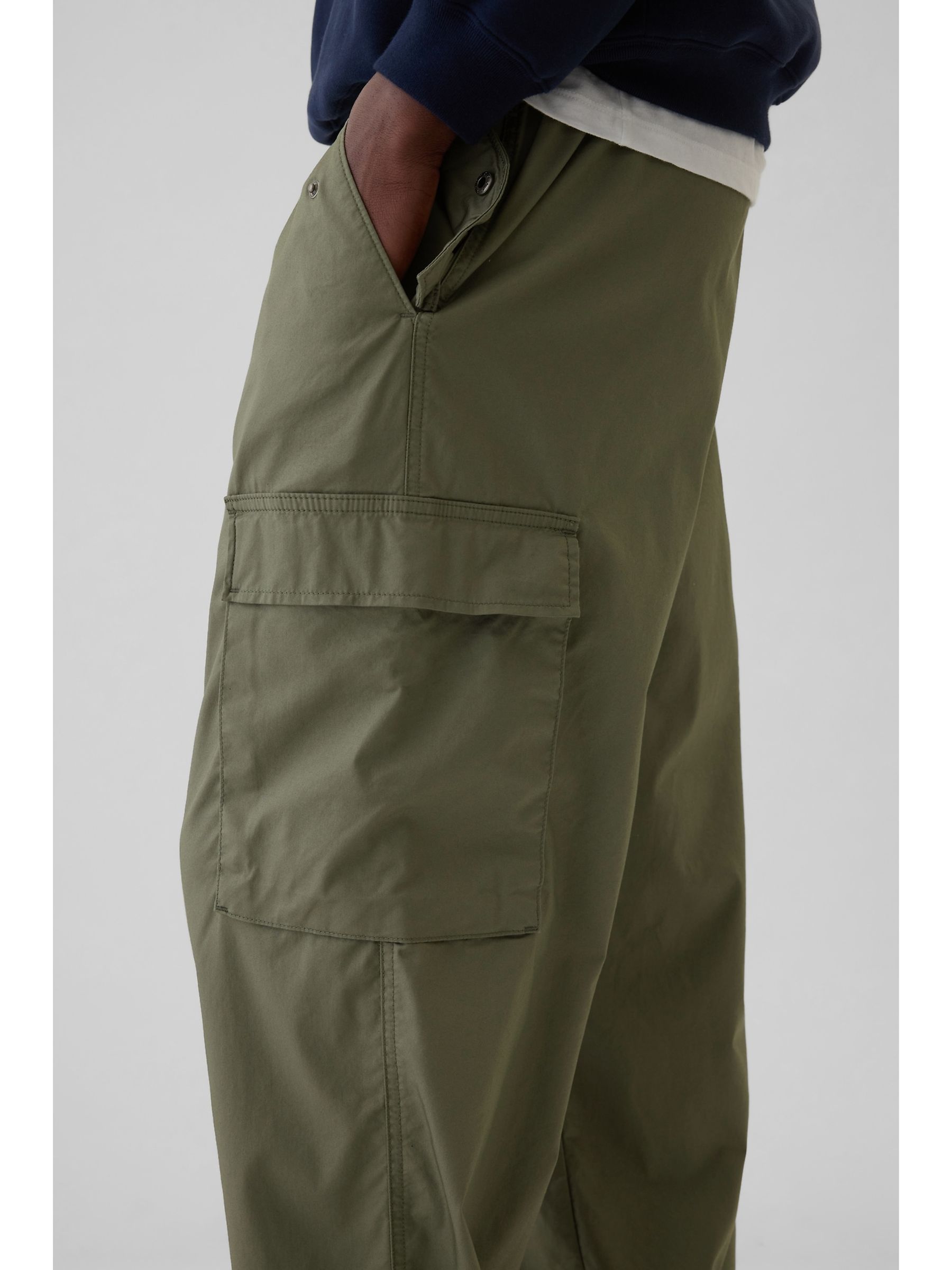 Green Baggy Cargo Trousers - Image 5 of 5