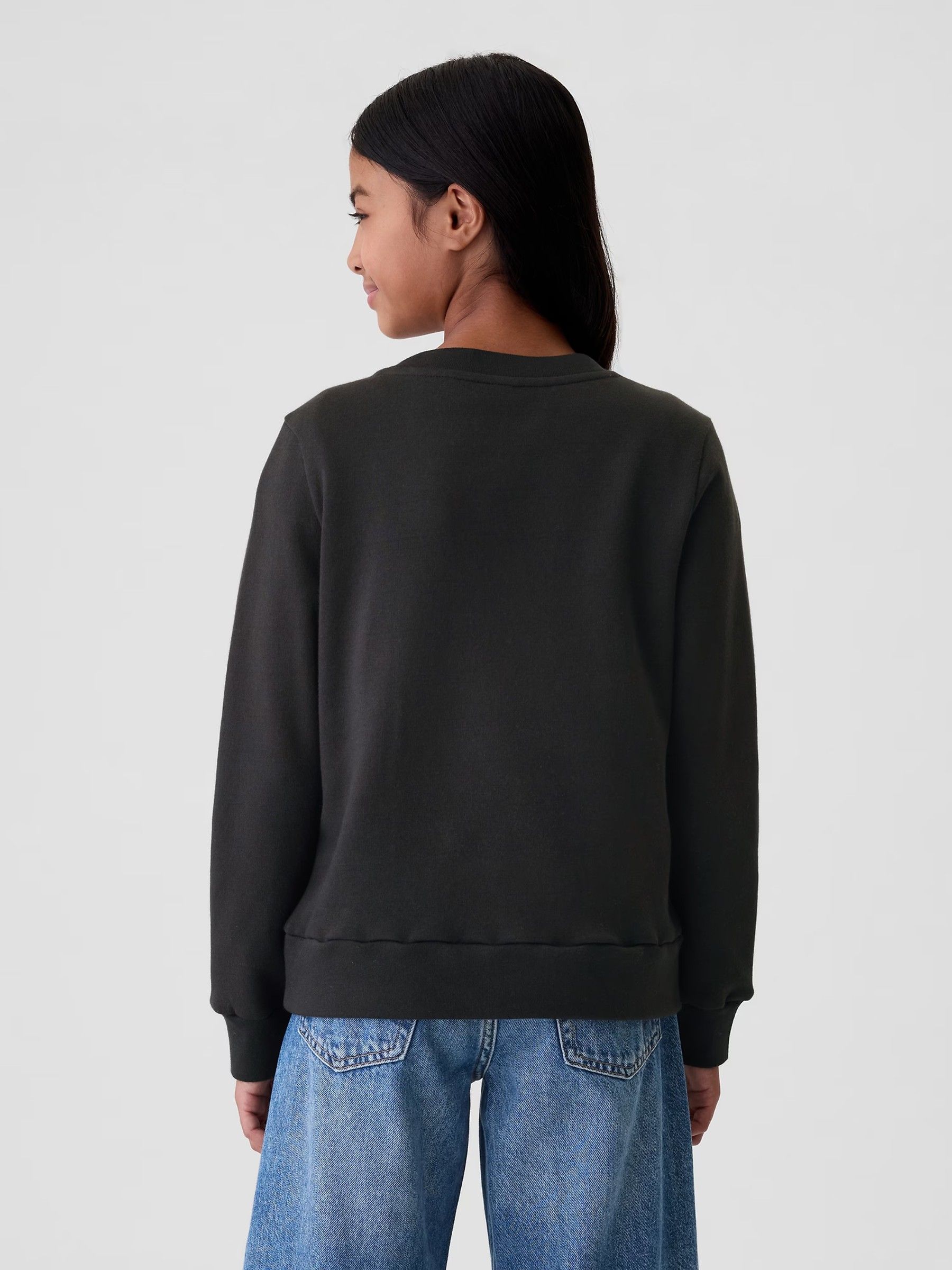 Black Heart Logo Crew Neck Sweatshirt (4-13yrs) - Image 2 of 4
