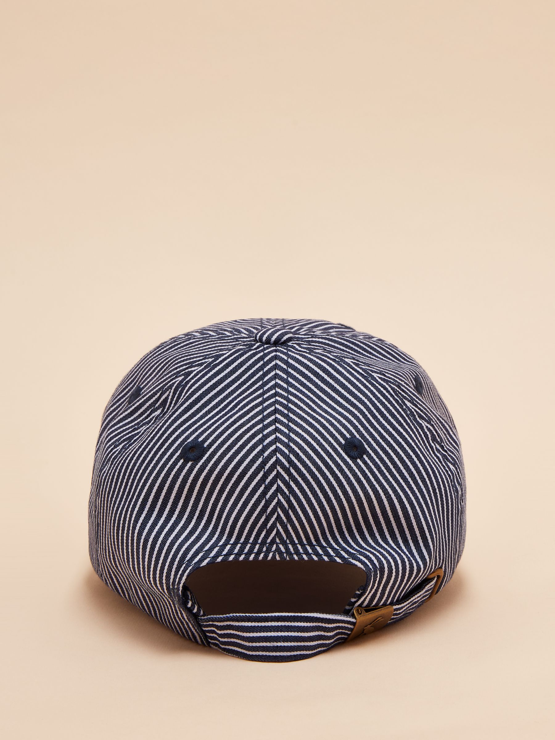 Daley Navy Stripe Cap - Image 5 of 9
