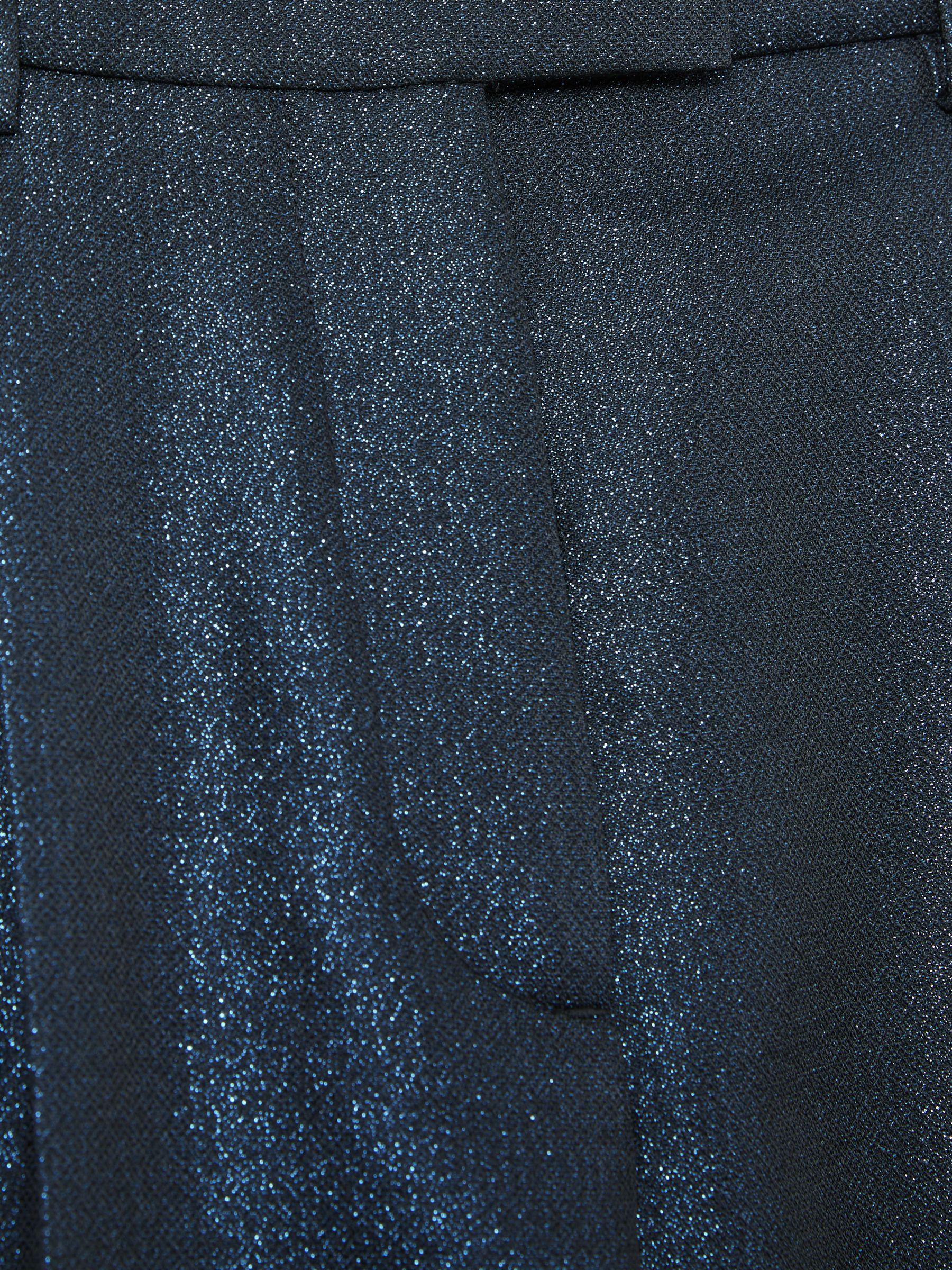 Sparkle Tapered Trousers in Navy - Image 6 of 6