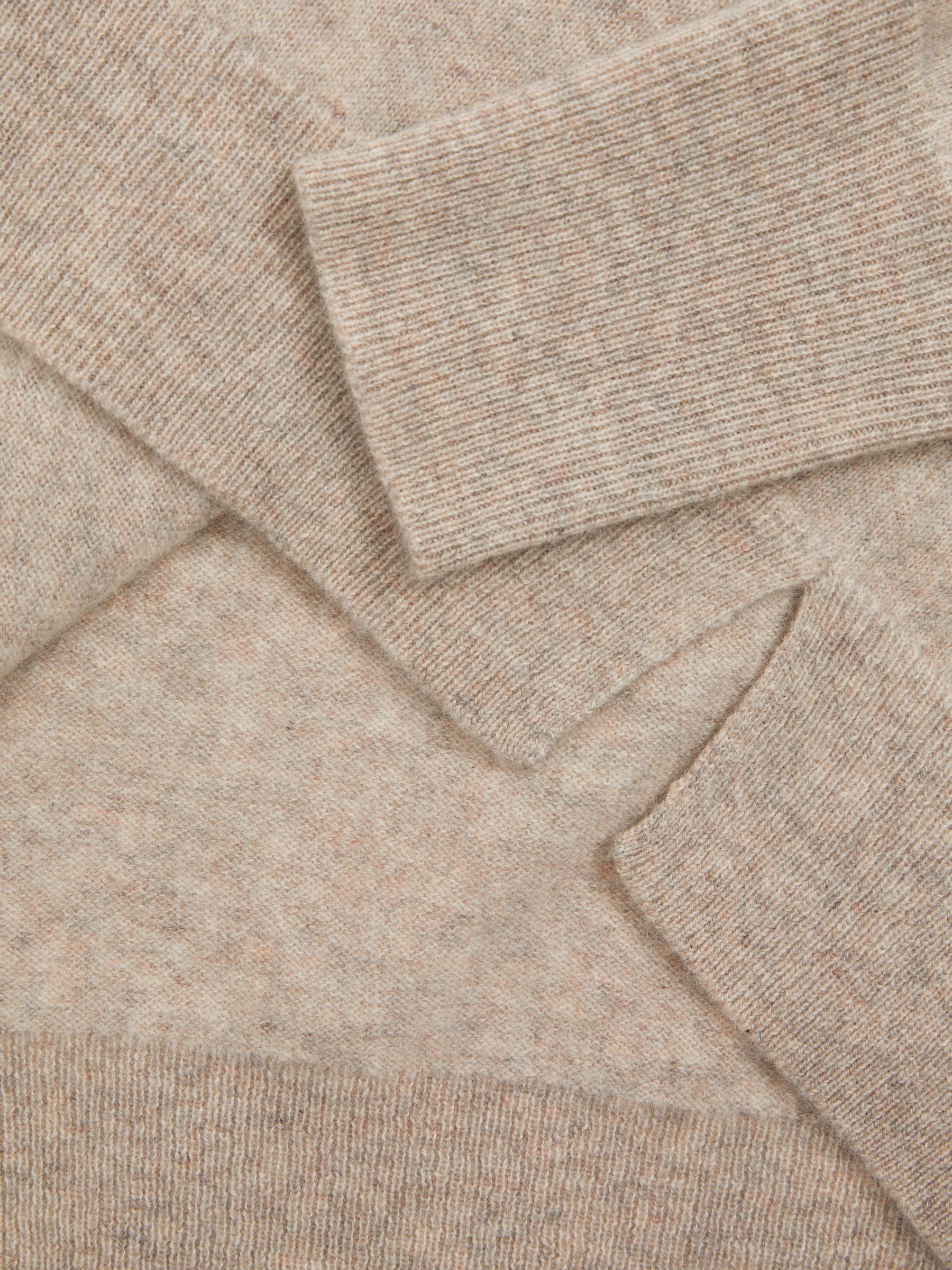 100% Cashmere V-Neck Jumper in Oatmeal - Image 6 of 6